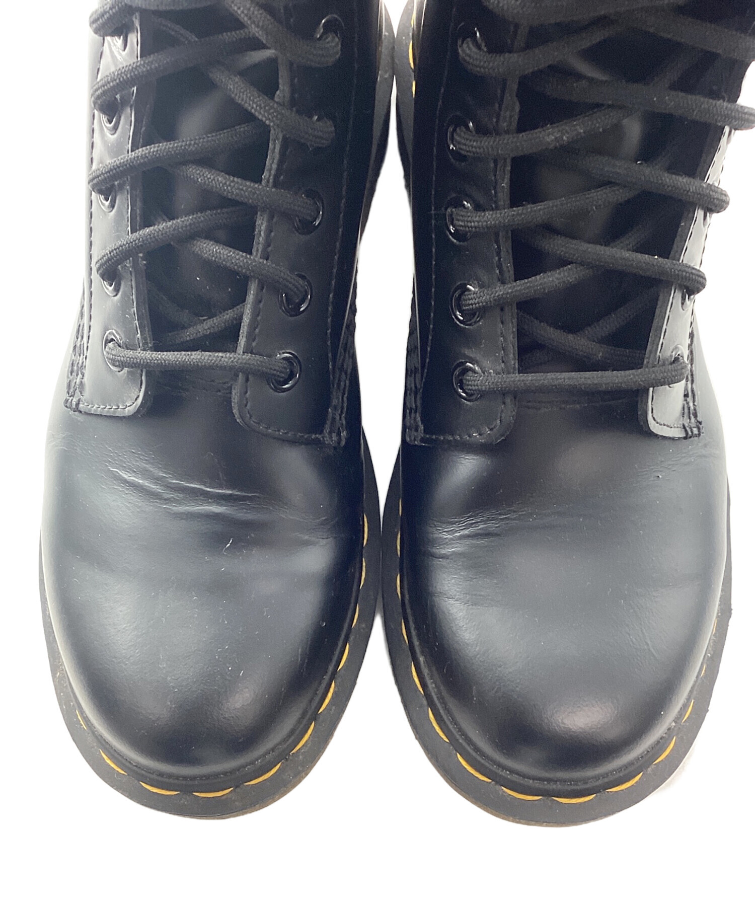 Dr.Martens 8ホール　11821 ブラック　UK4 23cm 中古・古着通販】Dr.Martens (ドクターマーチン) 8ホールブーツ