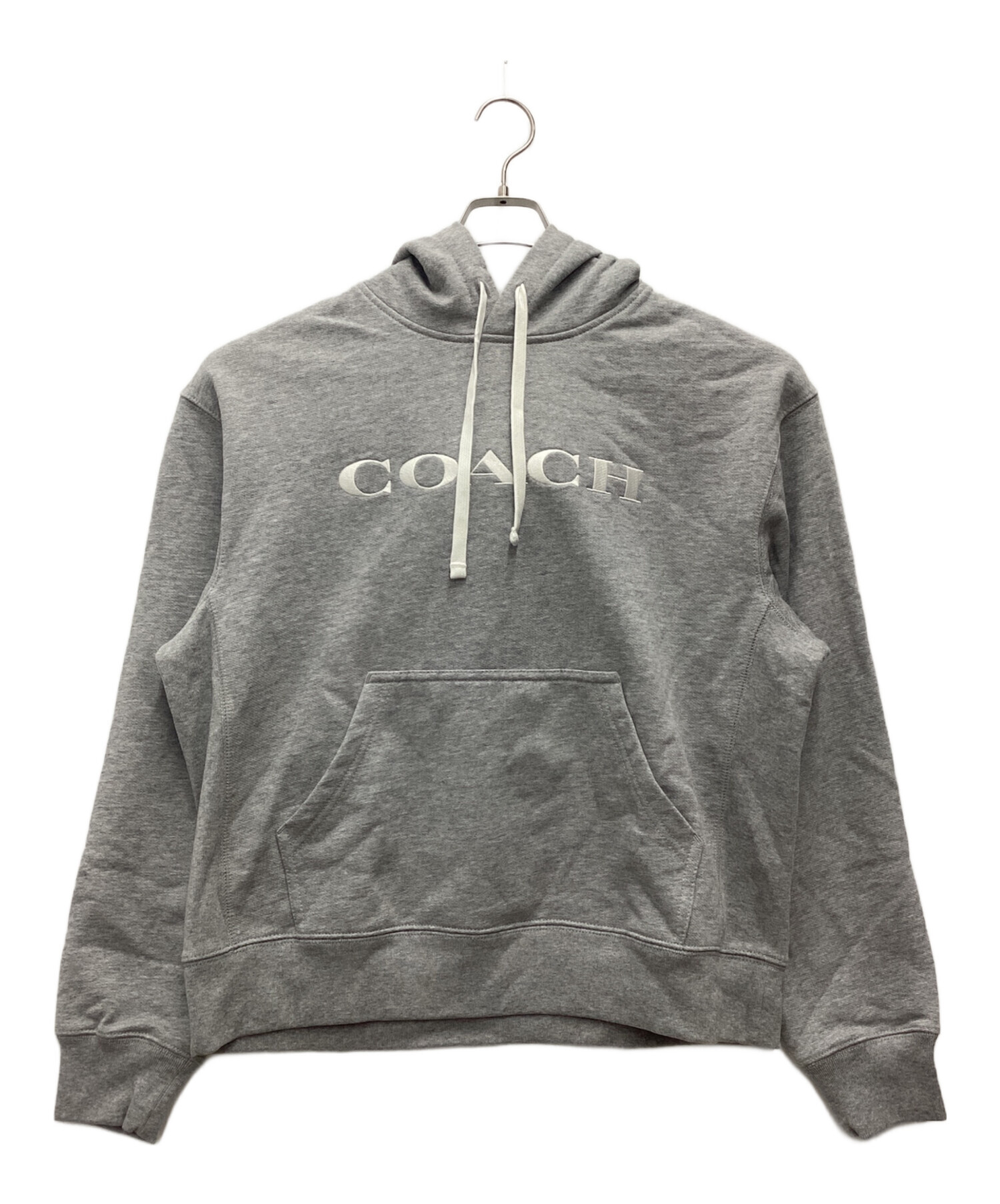 中古・古着通販】COACH (コーチ) プルオーバーパーカー グレー サイズ