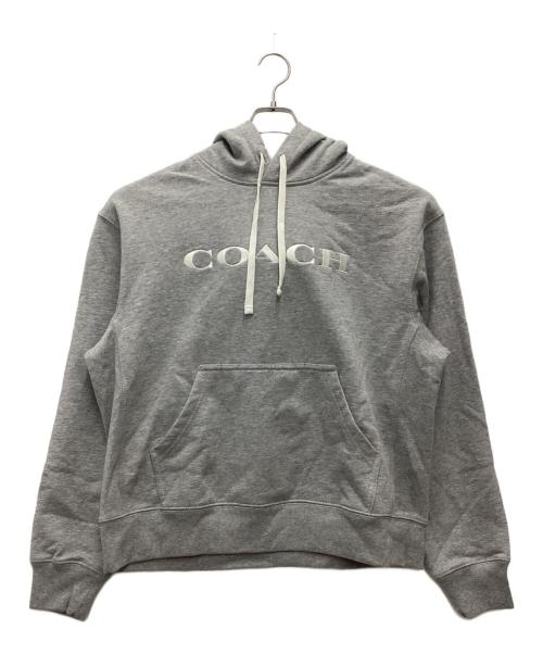 中古・古着通販】COACH (コーチ) プルオーバーパーカー グレー サイズ