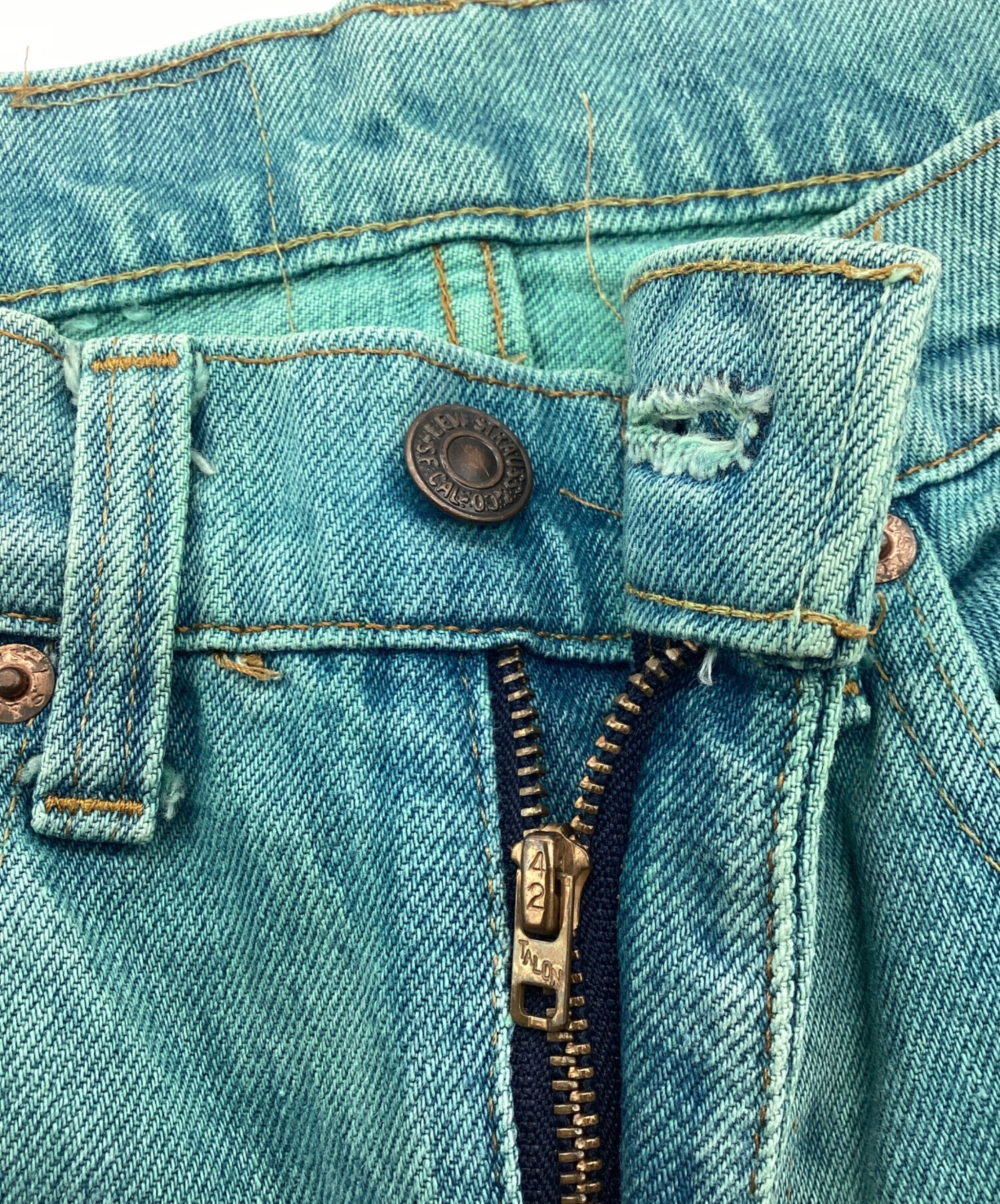 中古・古着通販】LEVI'S (リーバイス) デニムパンツ 80s 42TALON 82年