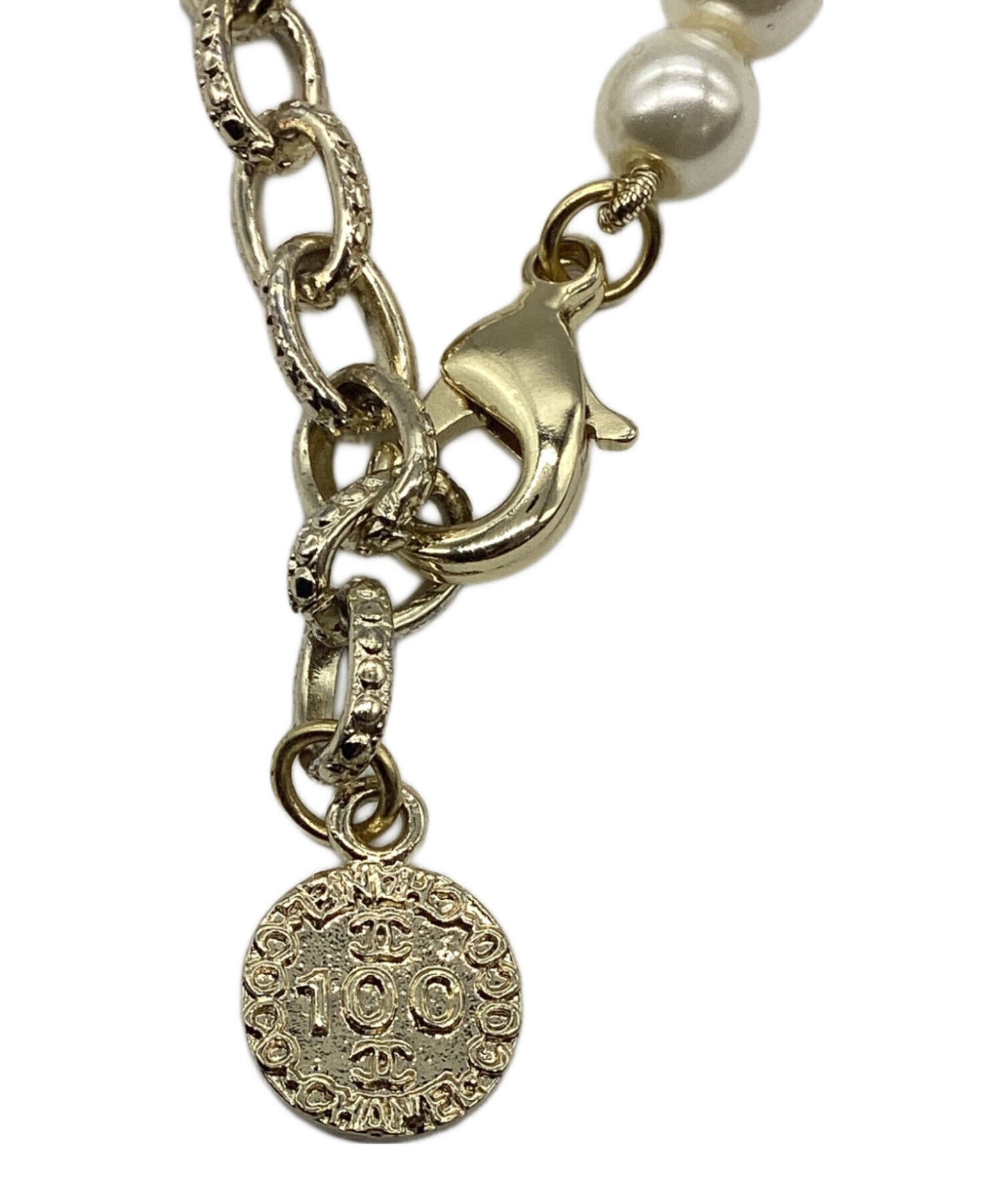 中古・古着通販】CHANEL (シャネル) パールロングネックレス 100周年