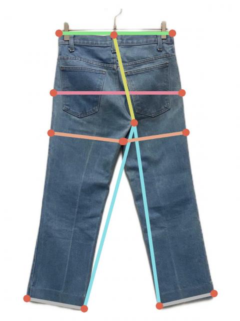 中古・古着通販】LEVI'S (リーバイス) デニムパンツ USA 70~80s ボタン