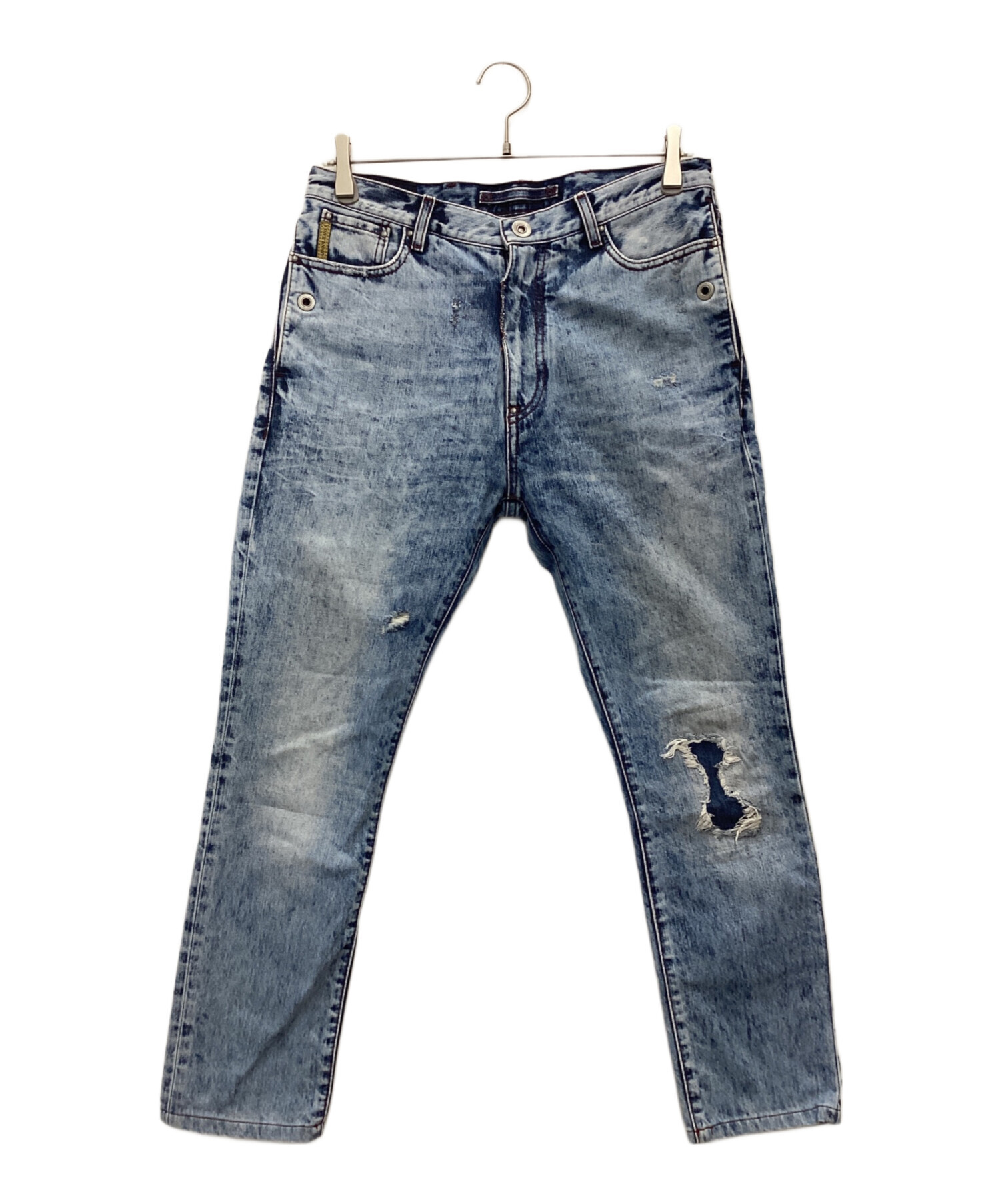 中古・古着通販】ARMANI JEANS (アルマーニジーンズ) クラッシュデニム
