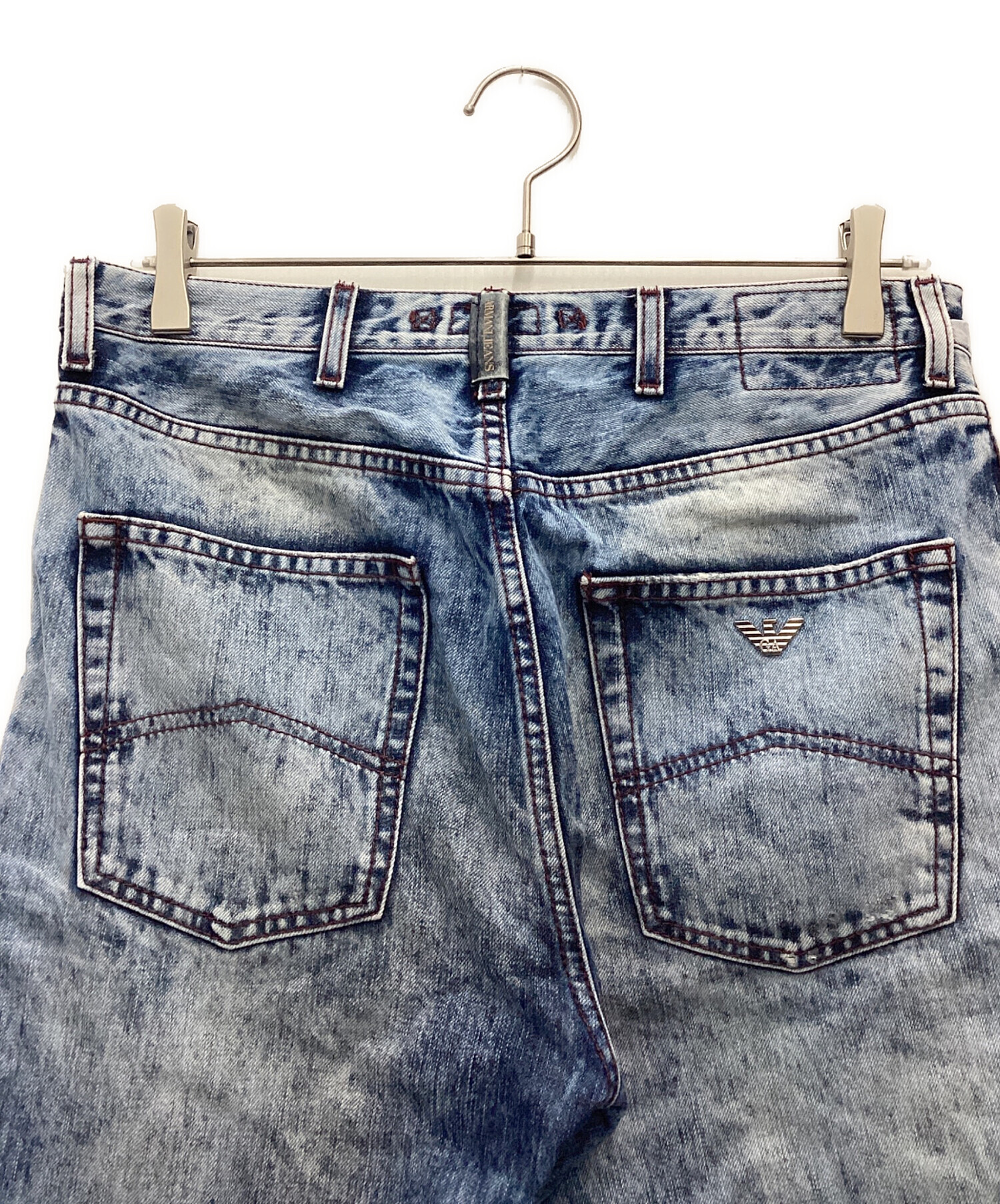 中古・古着通販】ARMANI JEANS (アルマーニジーンズ) クラッシュデニム