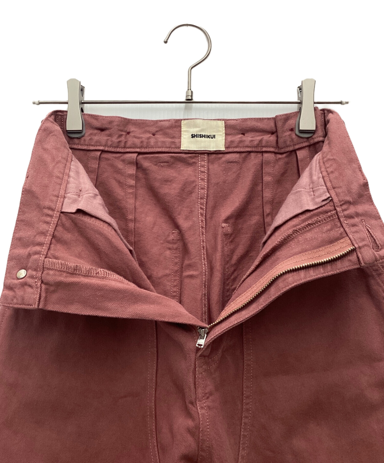 【美品】 shishikui ペインターパンツ32 D.PINK シシクイ 中古・古着通販】SHISHIKUI (シシクイ) ペインターパンツ ピンク