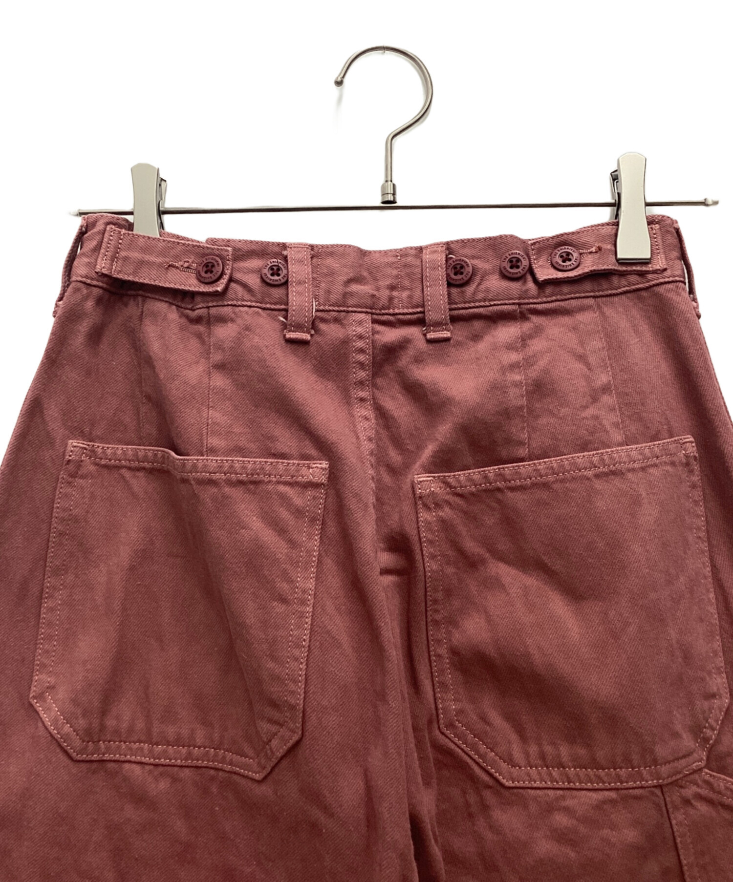 ピンク ワークパンツ　　　　　ペインターshishikui 中古・古着通販】SHISHIKUI (シシクイ) ペインターパンツ ピンク