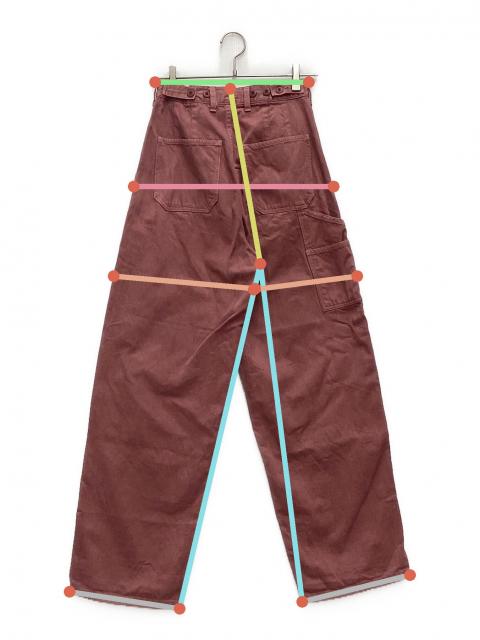 中古・古着通販】SHISHIKUI (シシクイ) ペインターパンツ ピンク