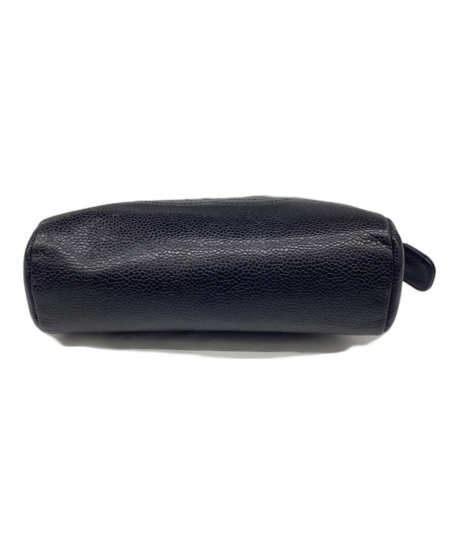 中古・古着通販】CHANEL (シャネル) ポーチ ココマーク キャビアスキン