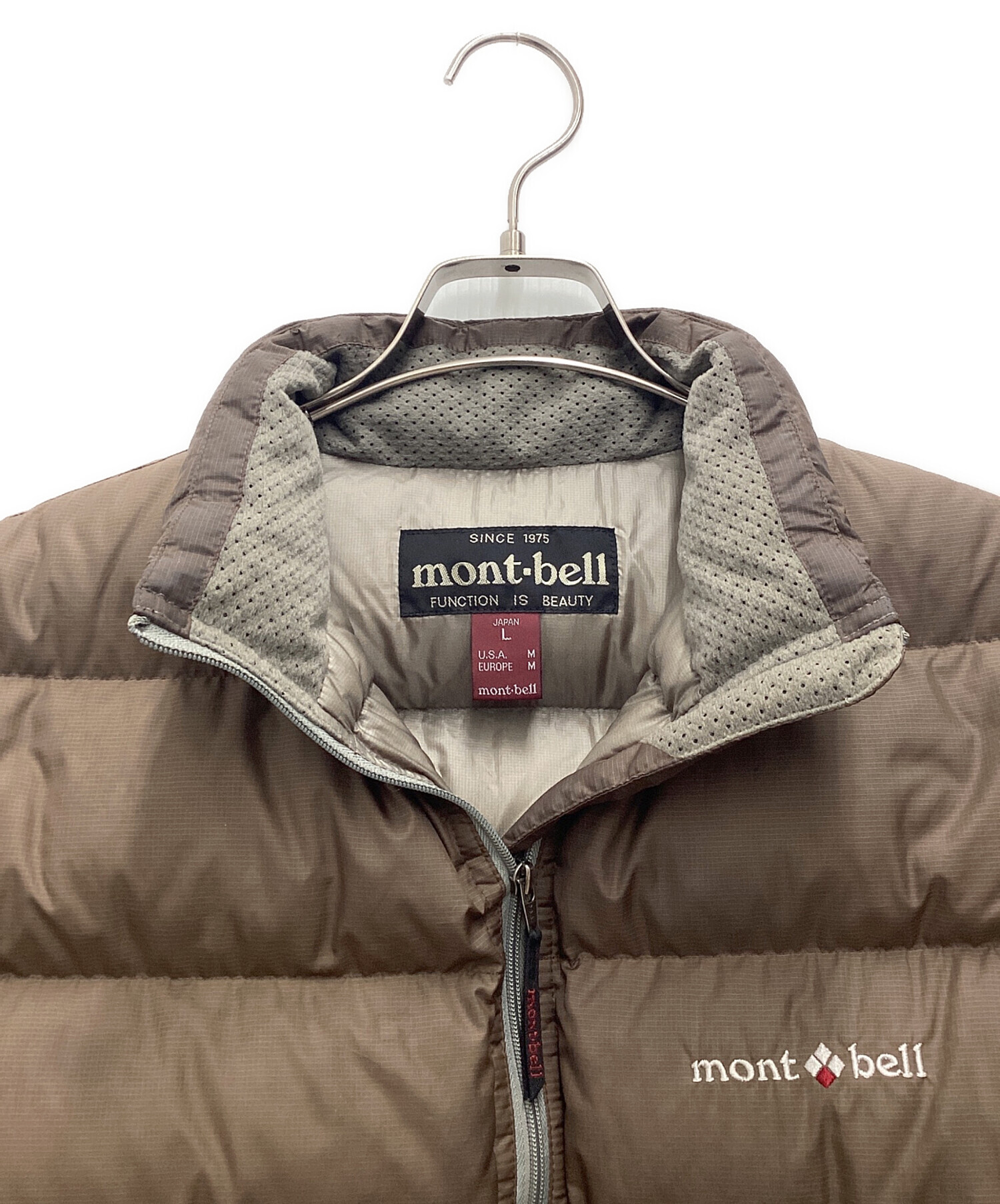 中古・古着通販】mont-bell (モンベル) ダウンジャケット 90s ブラウン