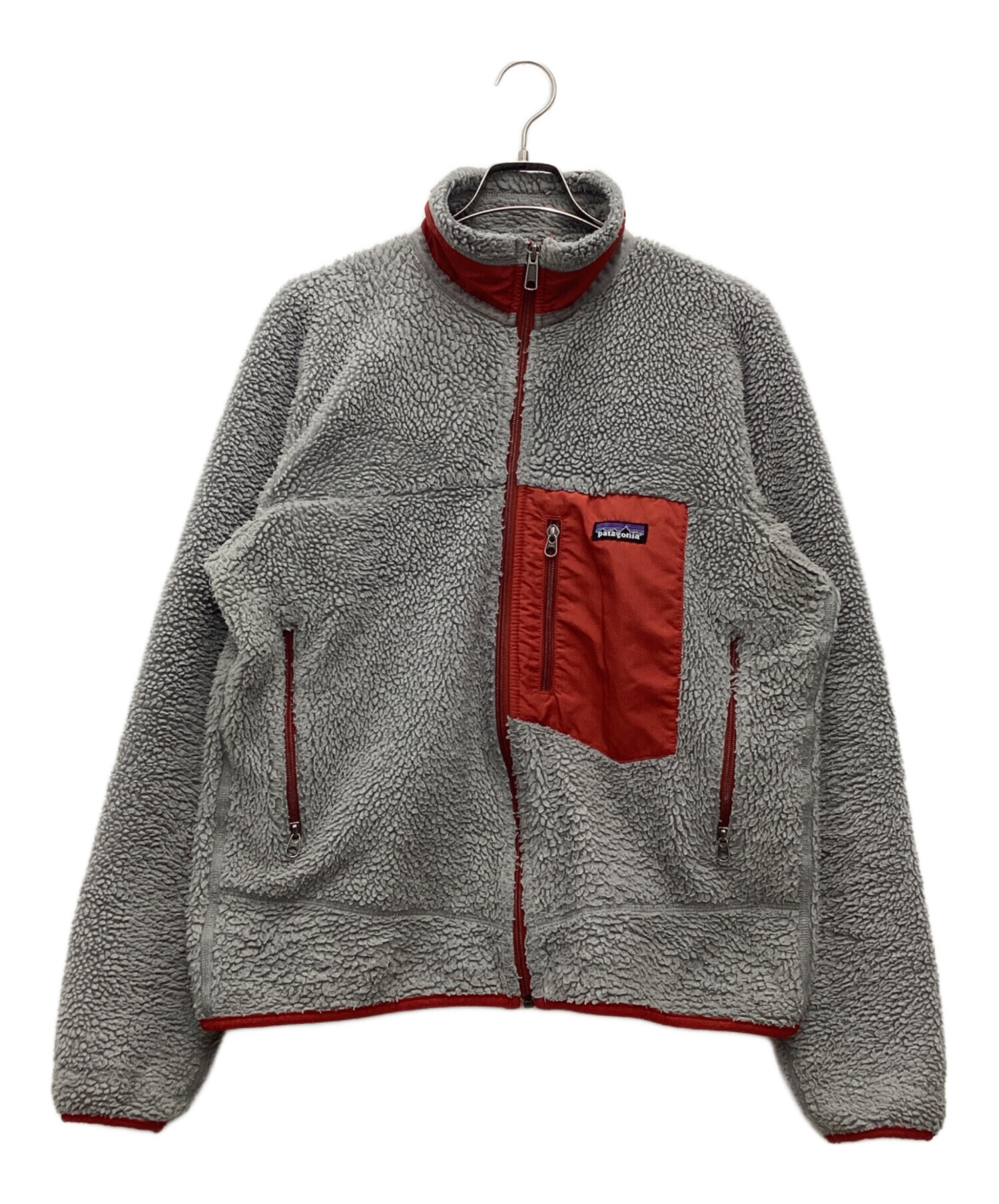 中古・古着通販】Patagonia (パタゴニア) ジャケット グレー×レッド