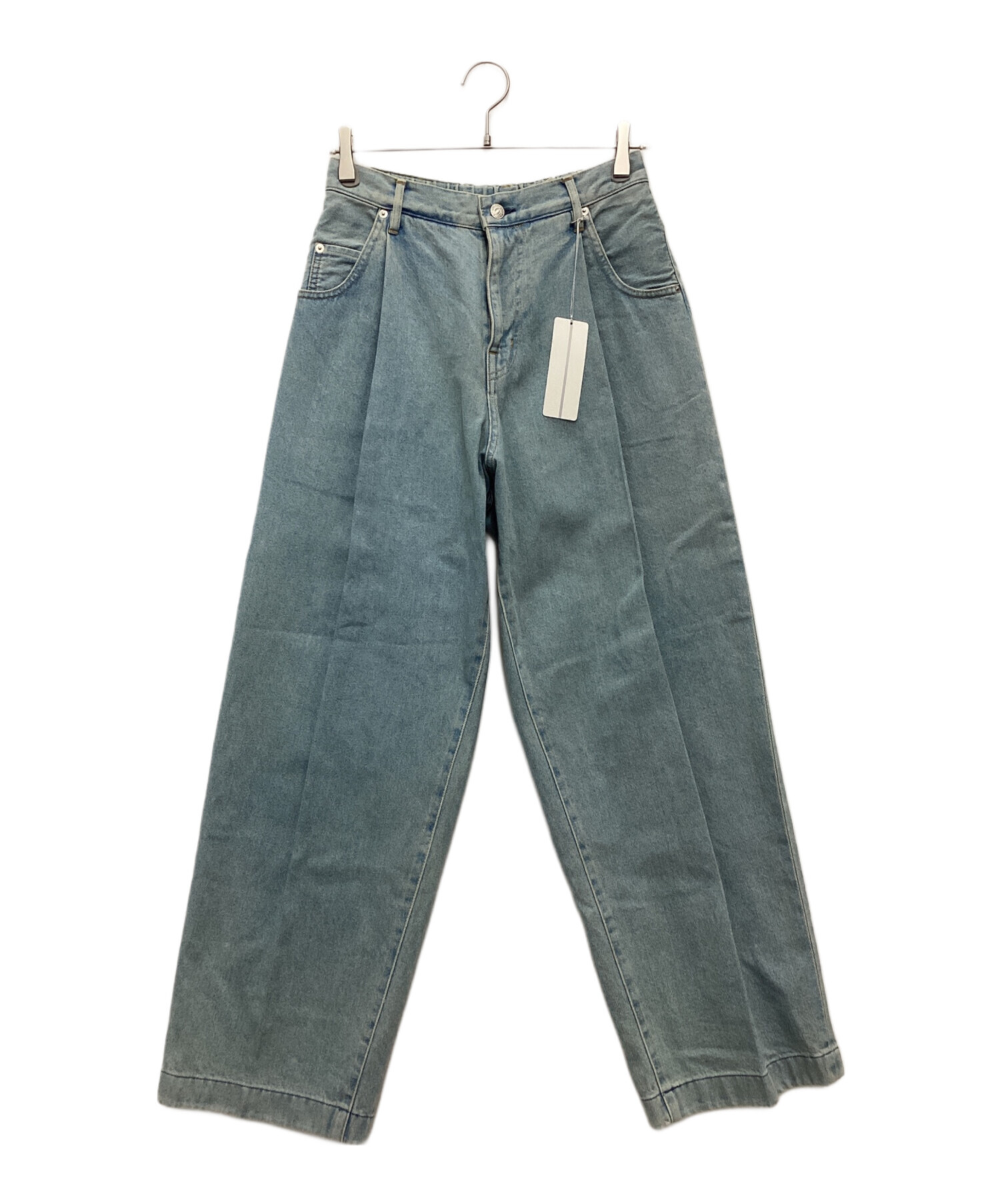 中古・古着通販】NEON SIGN (ネオンサイン) Wide denim Slacks ”Used