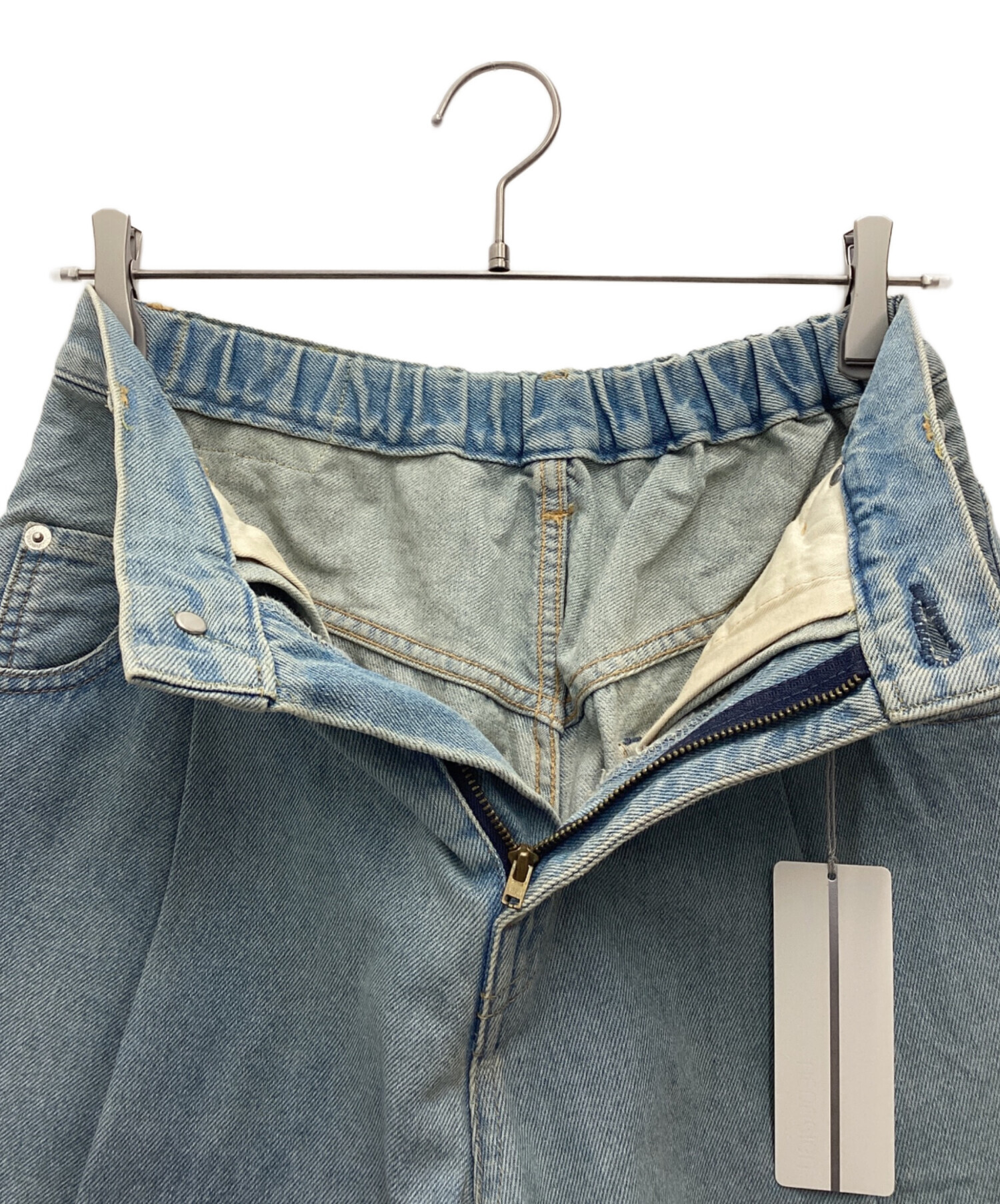 中古・古着通販】NEON SIGN (ネオンサイン) Wide denim Slacks ”Used
