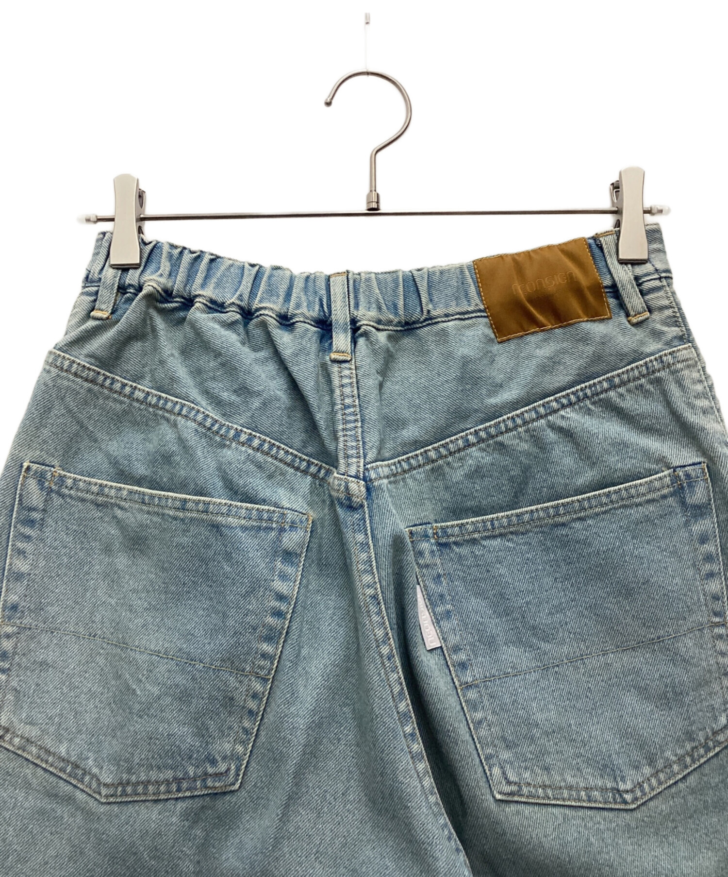 中古・古着通販】NEON SIGN (ネオンサイン) Wide denim Slacks ”Used