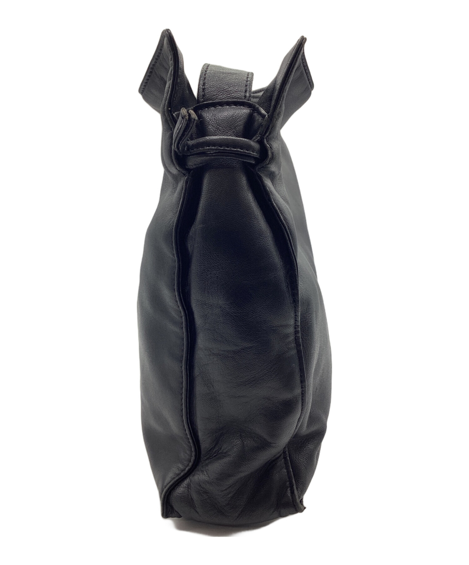 中古・古着通販】LOEWE (ロエベ) 巾着ショルダーバッグ ブラック