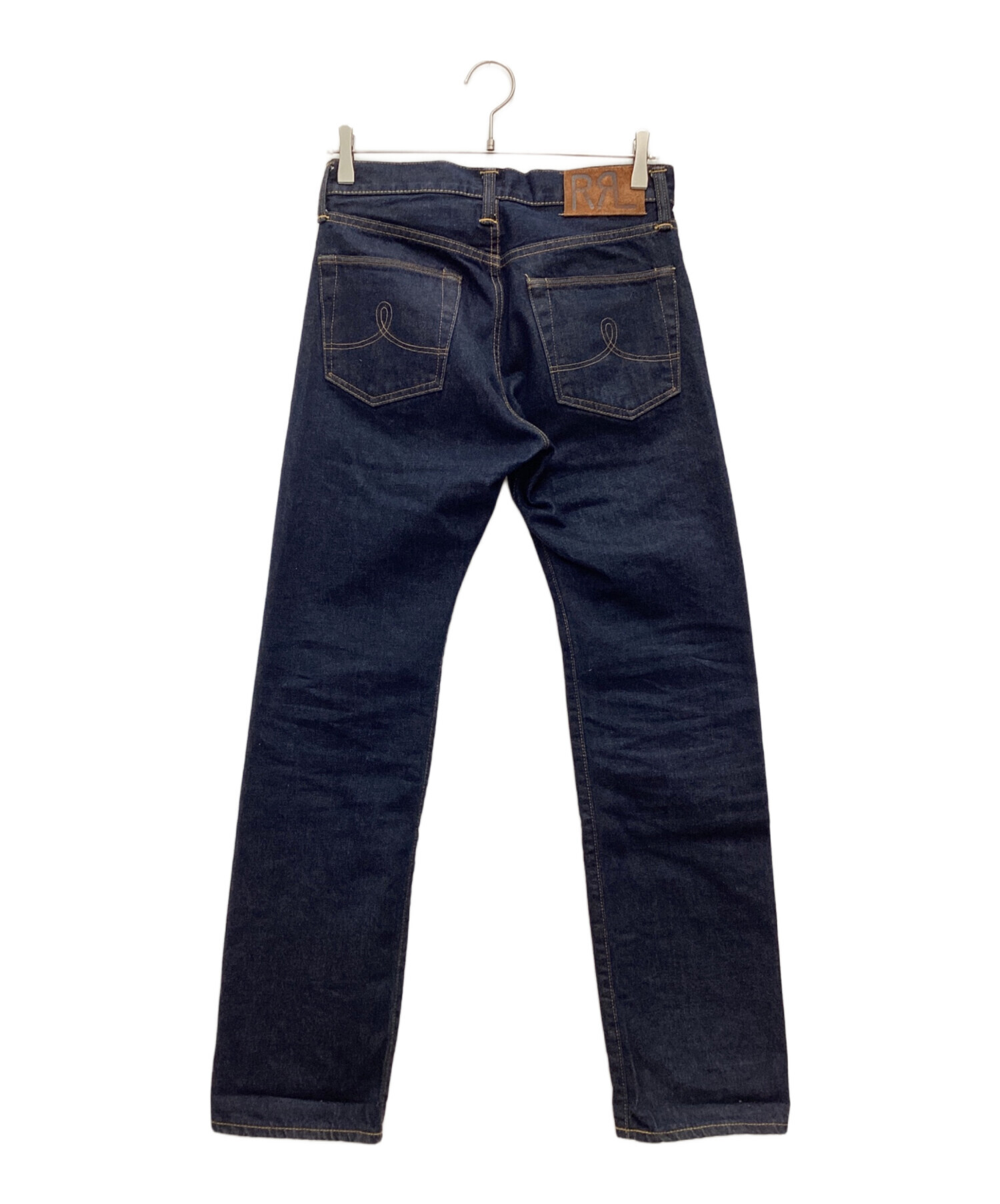 RRL ダブルアールエル ボタンフライ インディゴデニムパンツ W29 L30 中古・古着通販】RRL (ダブルアールエル) デニムパンツ USA製 ボタン