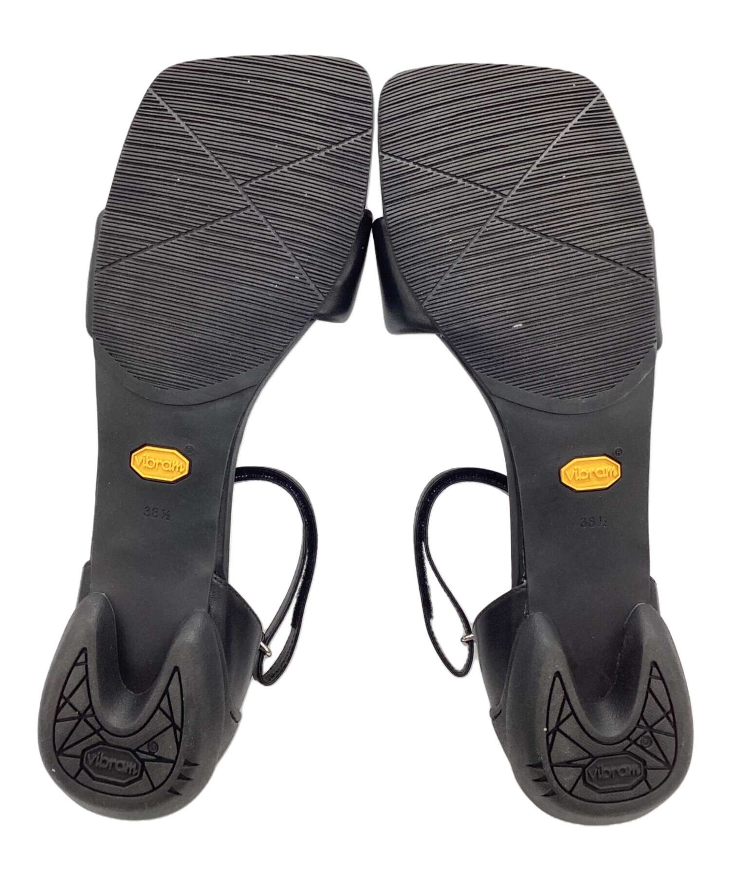 SHISEI サンダル ブラック 38 25㎝ 中古・古着通販】SHISEI (シセイ) PADDED SANDALS サンダル ブラック