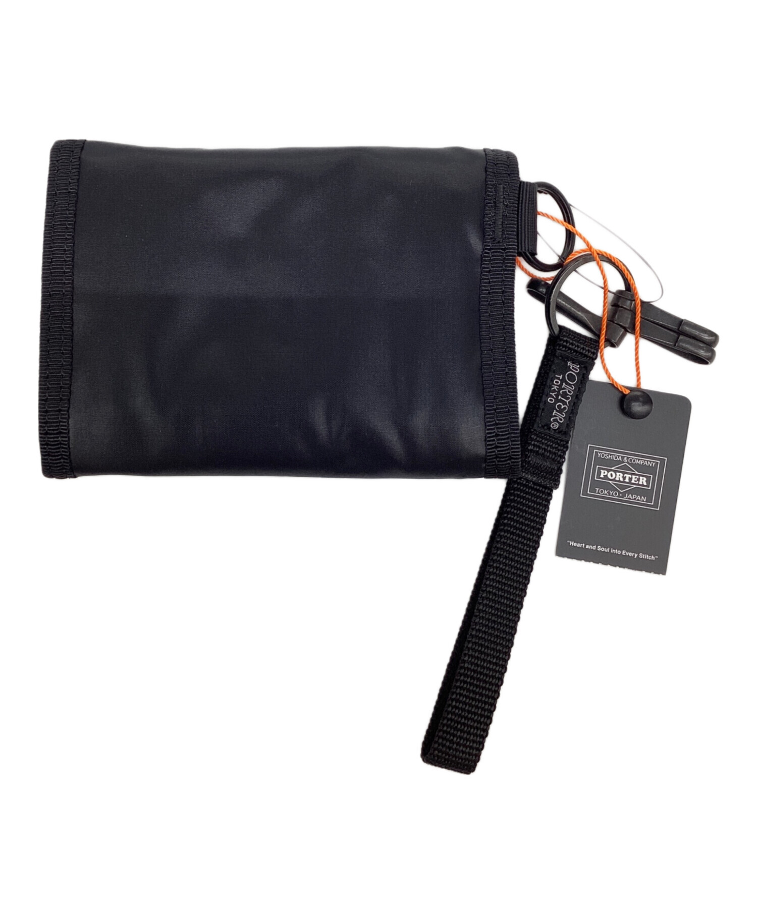 【正規品】 PORTERcapsule 三つ折財布 新品未使用 中古・古着通販】PORTER (ポーター) 3つ折り財布 CAPSULE ブラック
