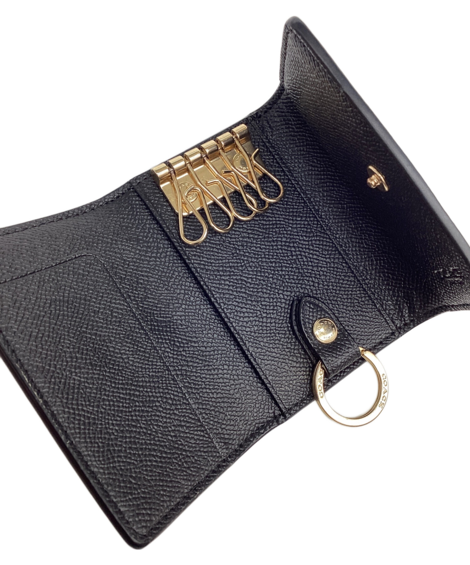 中古・古着通販】COACH (コーチ) キーケース ブラック｜ブランド・古着