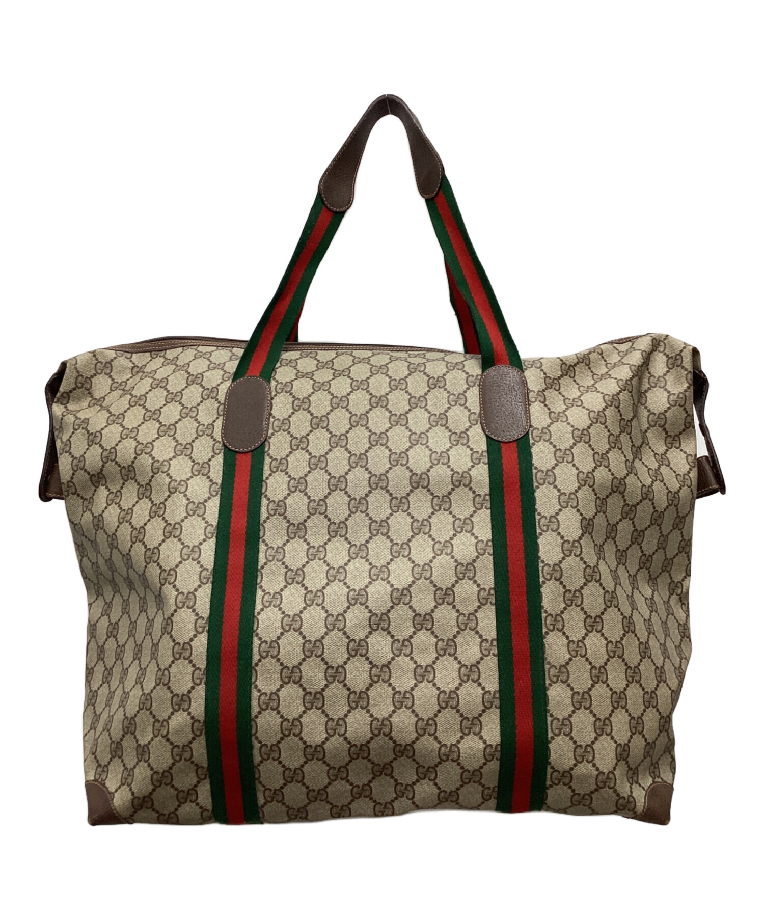 中古・古着通販】GUCCI (グッチ) ボストンバッグ ブラウン｜ブランド