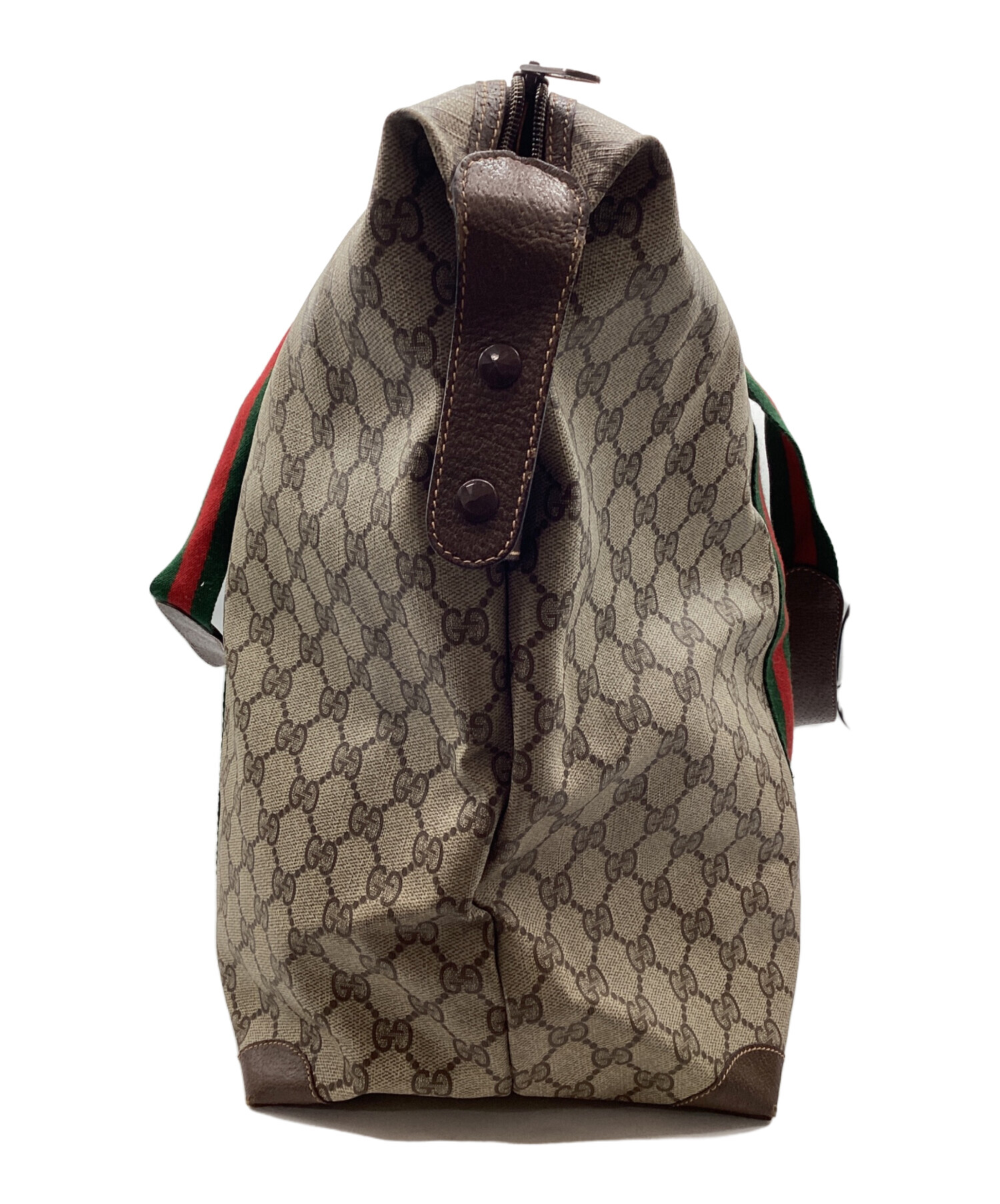 中古・古着通販】GUCCI (グッチ) ボストンバッグ ブラウン｜ブランド