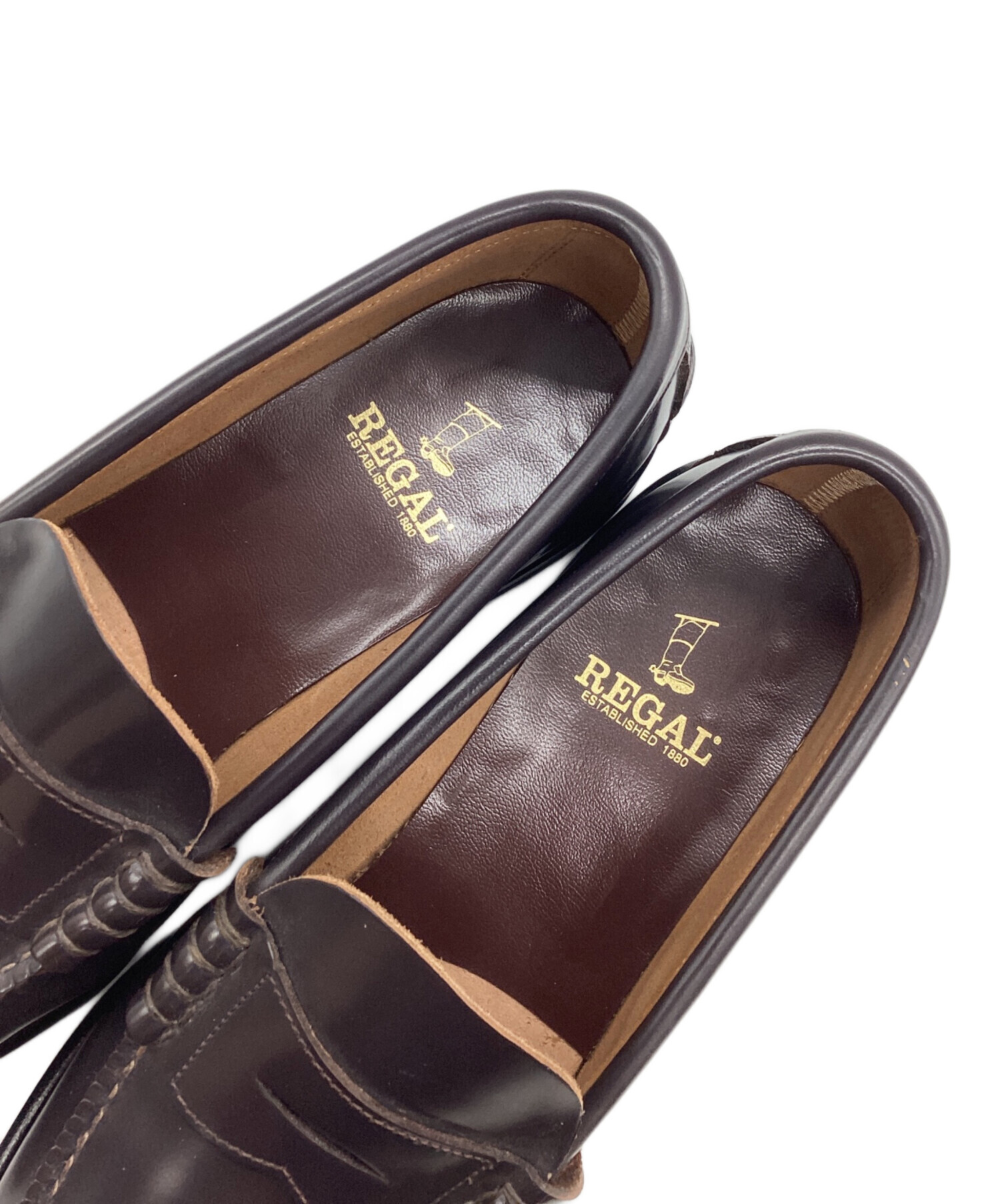 中古・古着通販】REGAL (リーガル) コインローファー ブラウン サイズ 