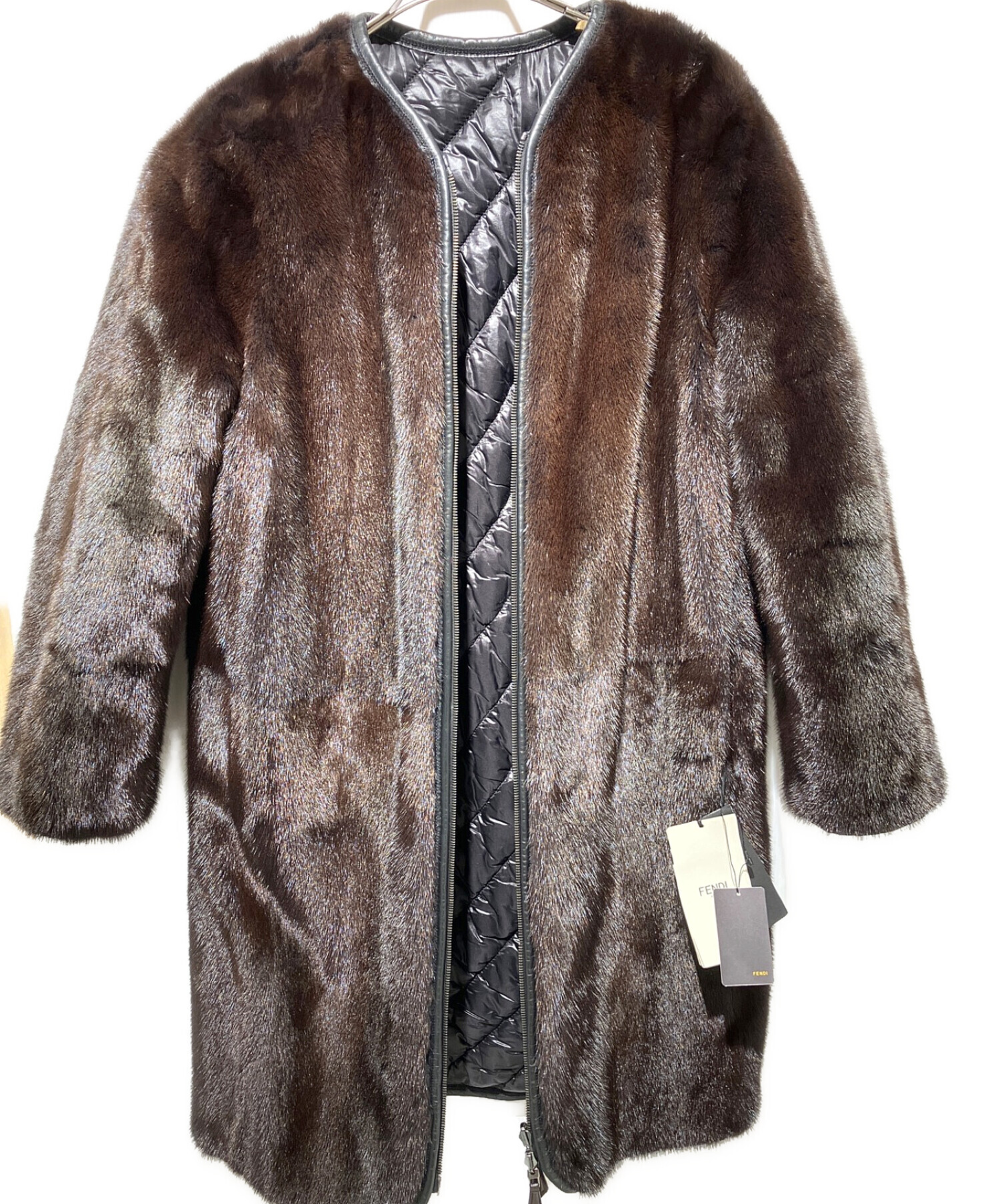 中古・古着通販】FENDI (フェンディ) リバーシブルミンクファーコート