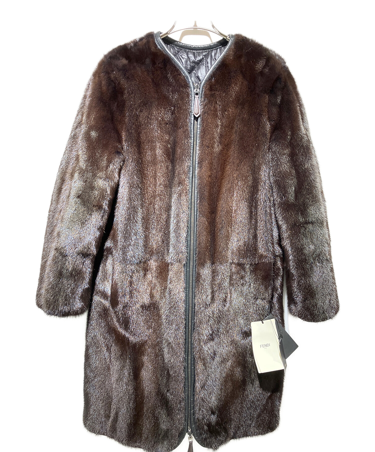 中古・古着通販】FENDI (フェンディ) リバーシブルミンクファーコート