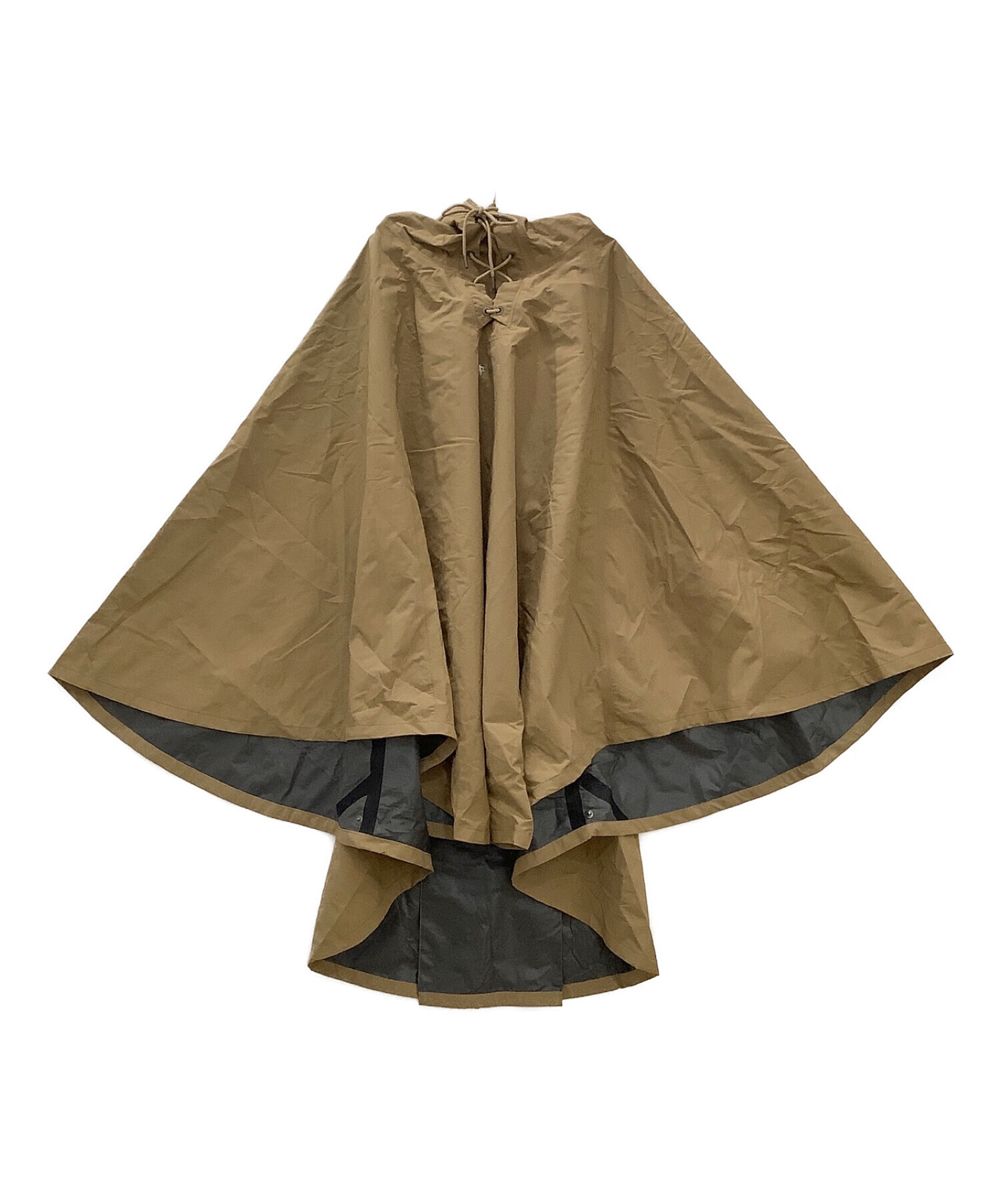 FOXポンチョ FOXリアルファー付ポンチョ カシミア100% フォックス