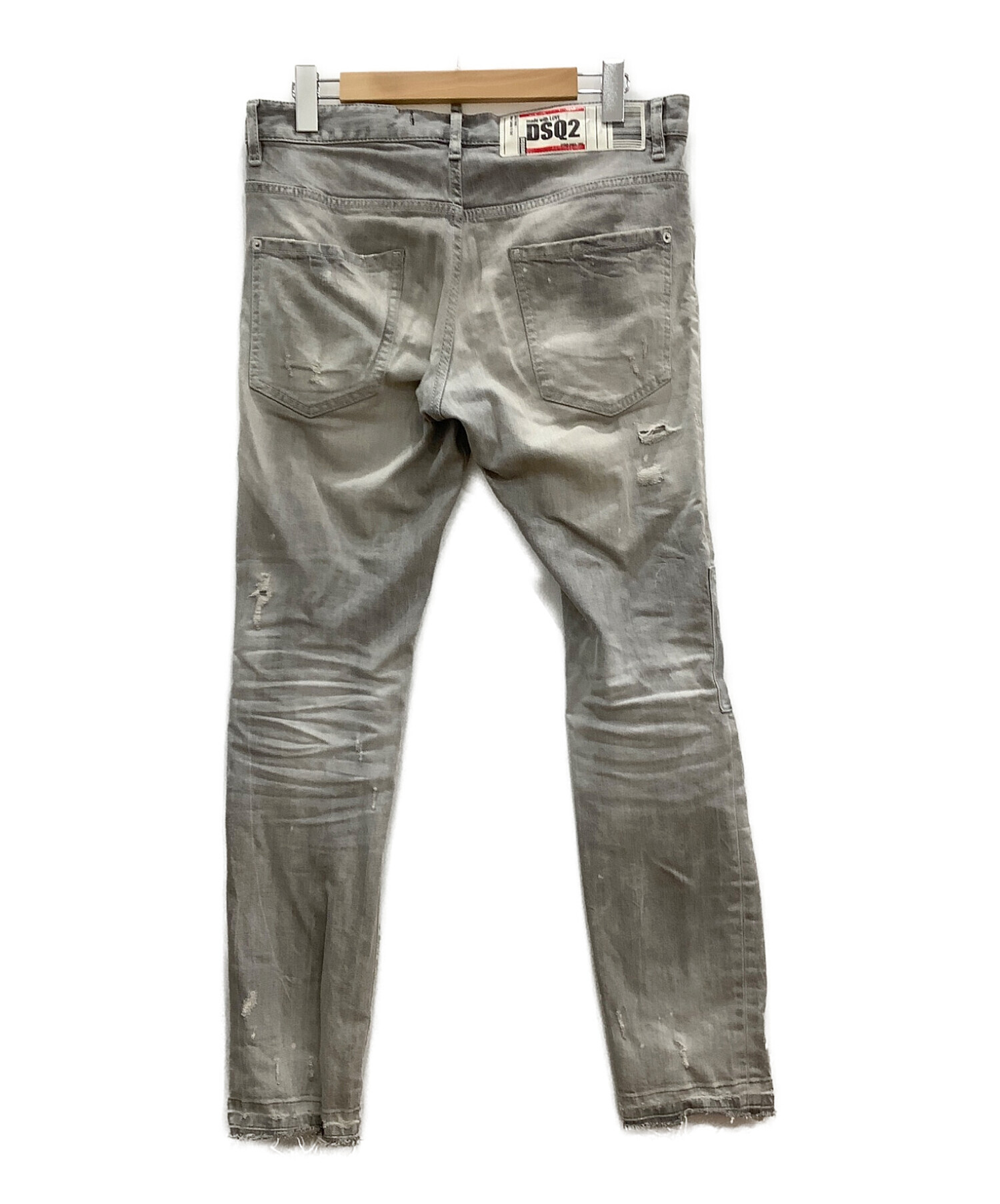 中古・古着通販】DSQUARED2 (ディースクエアード) Skater Jeans グレー 