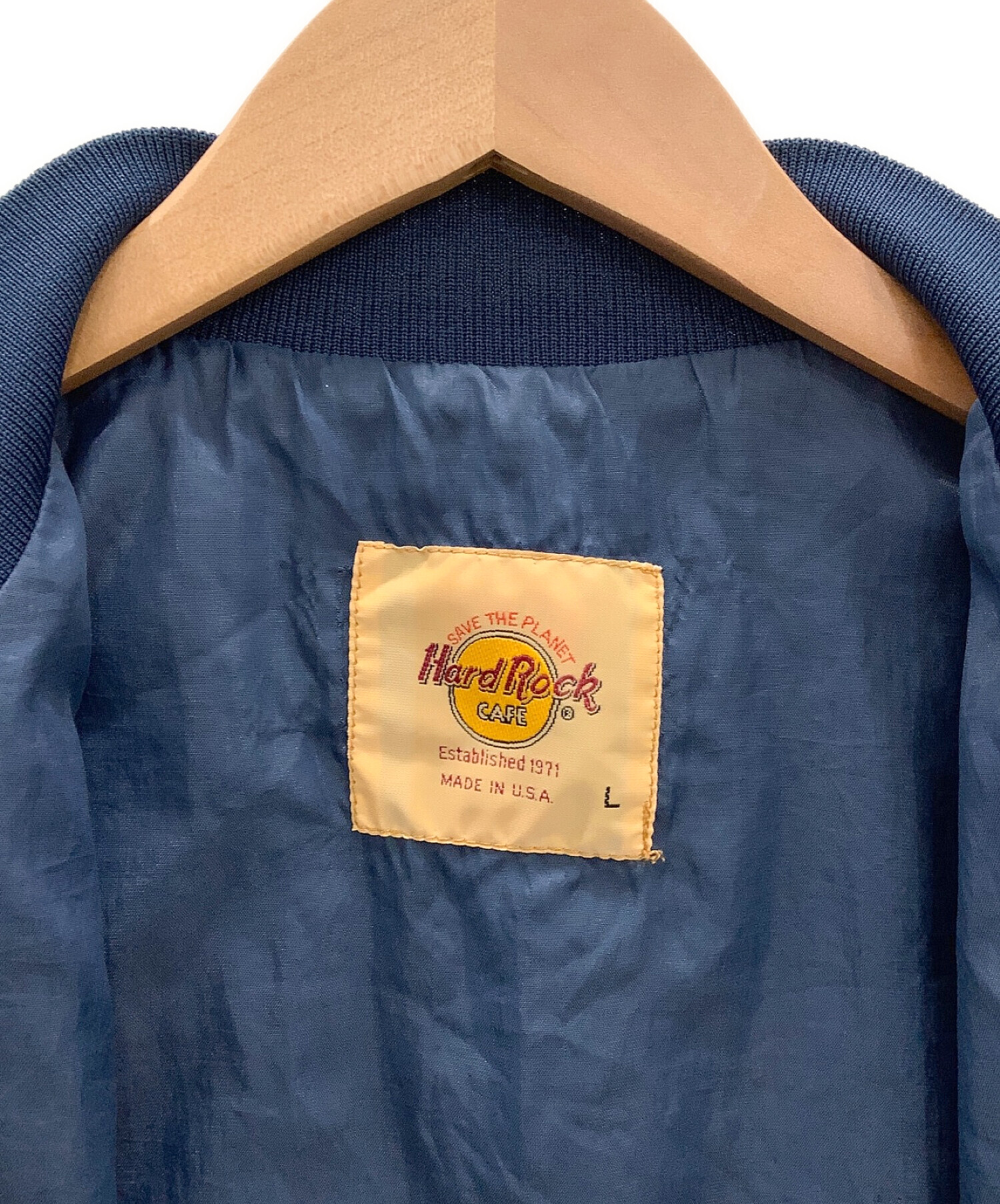 中古・古着通販】Hard Rock cafe (ハードロックカフェ) スタジャン