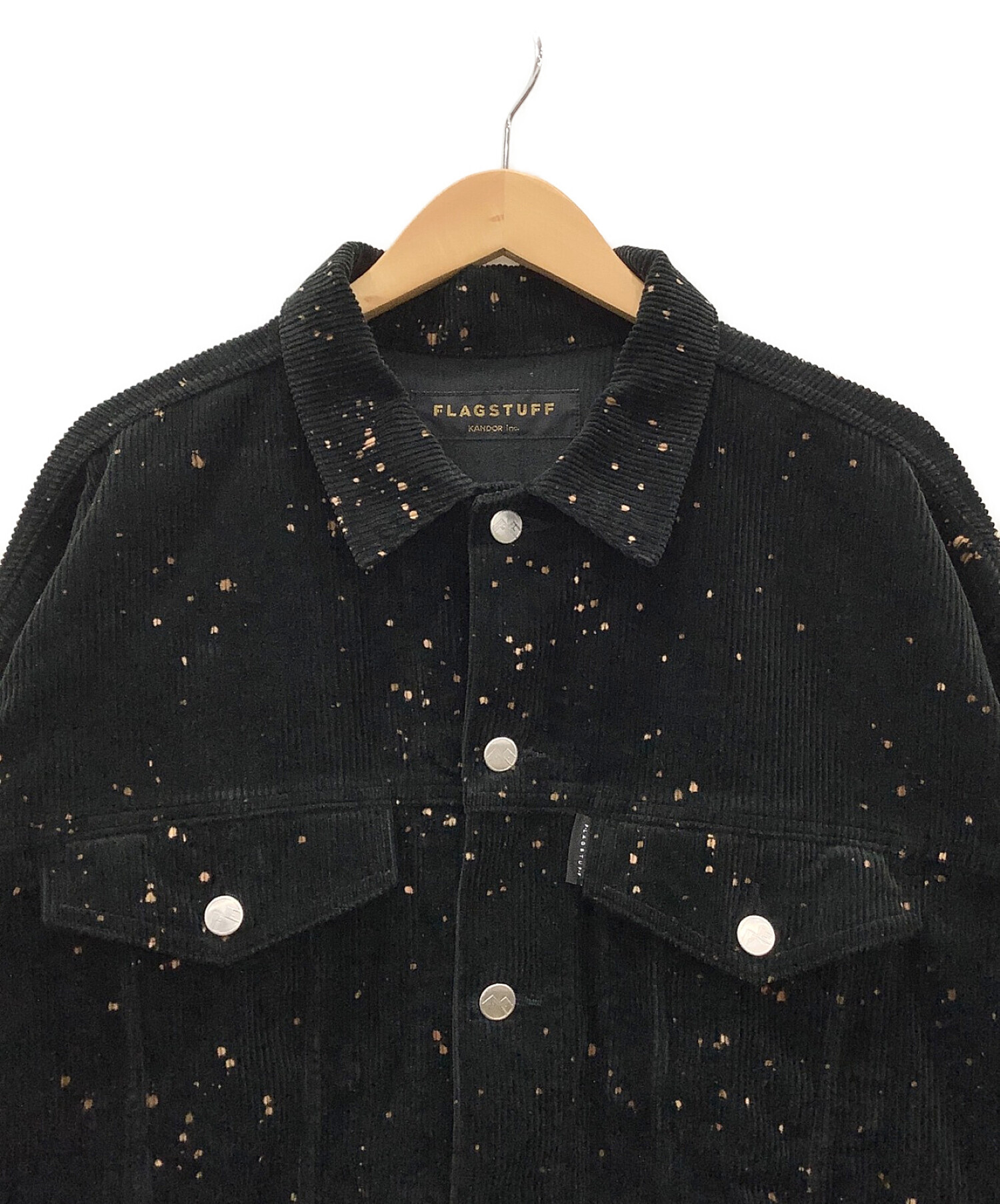 中古・古着通販】flagstuff (フラグスタフ) BLEACH CORDS TRUCKER JKT