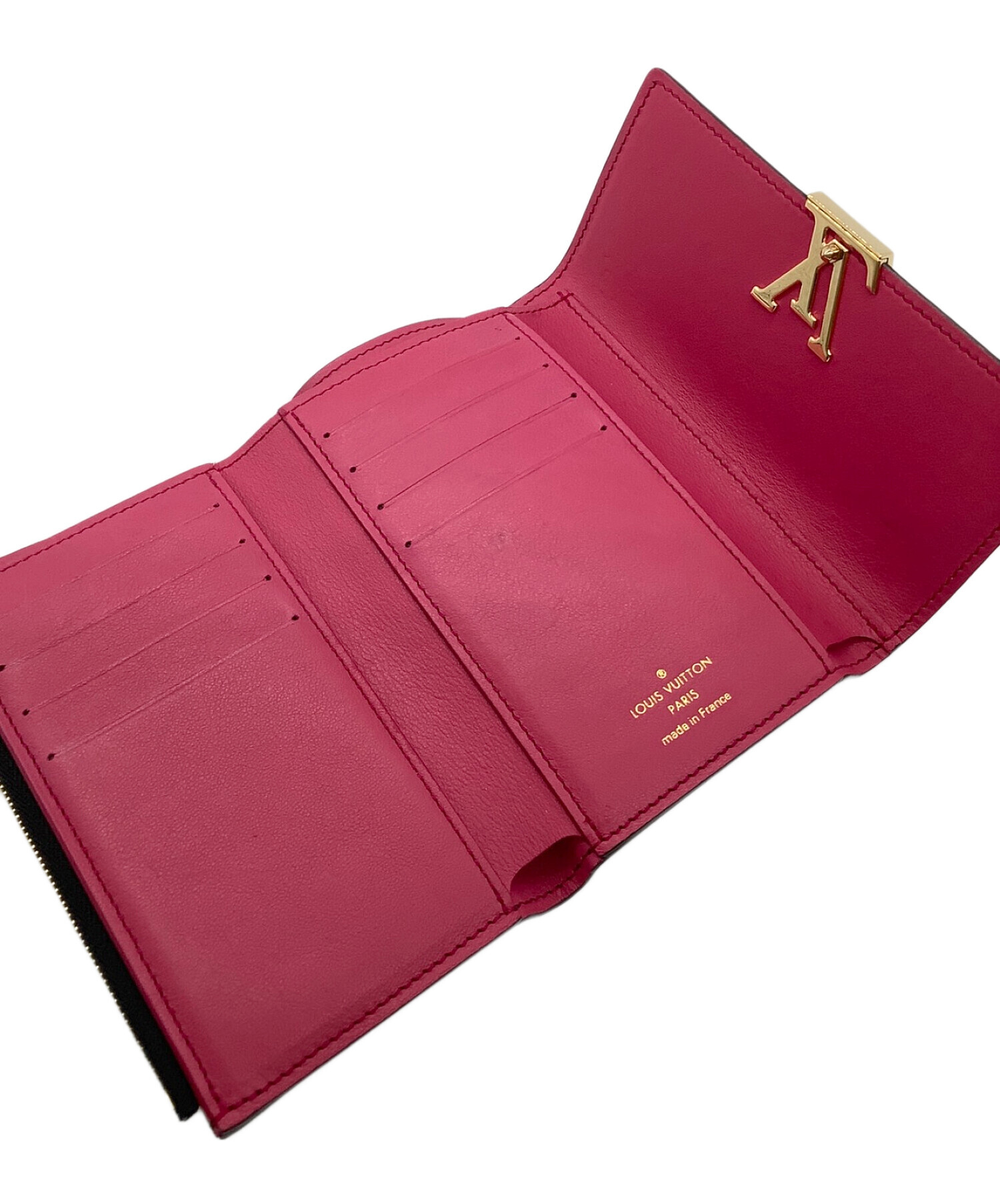 ルイヴィトン　ピンクカプシーヌ財布中古品です。 中古・古着通販】LOUIS VUITTON (ルイ ヴィトン) ポルトフォイユ