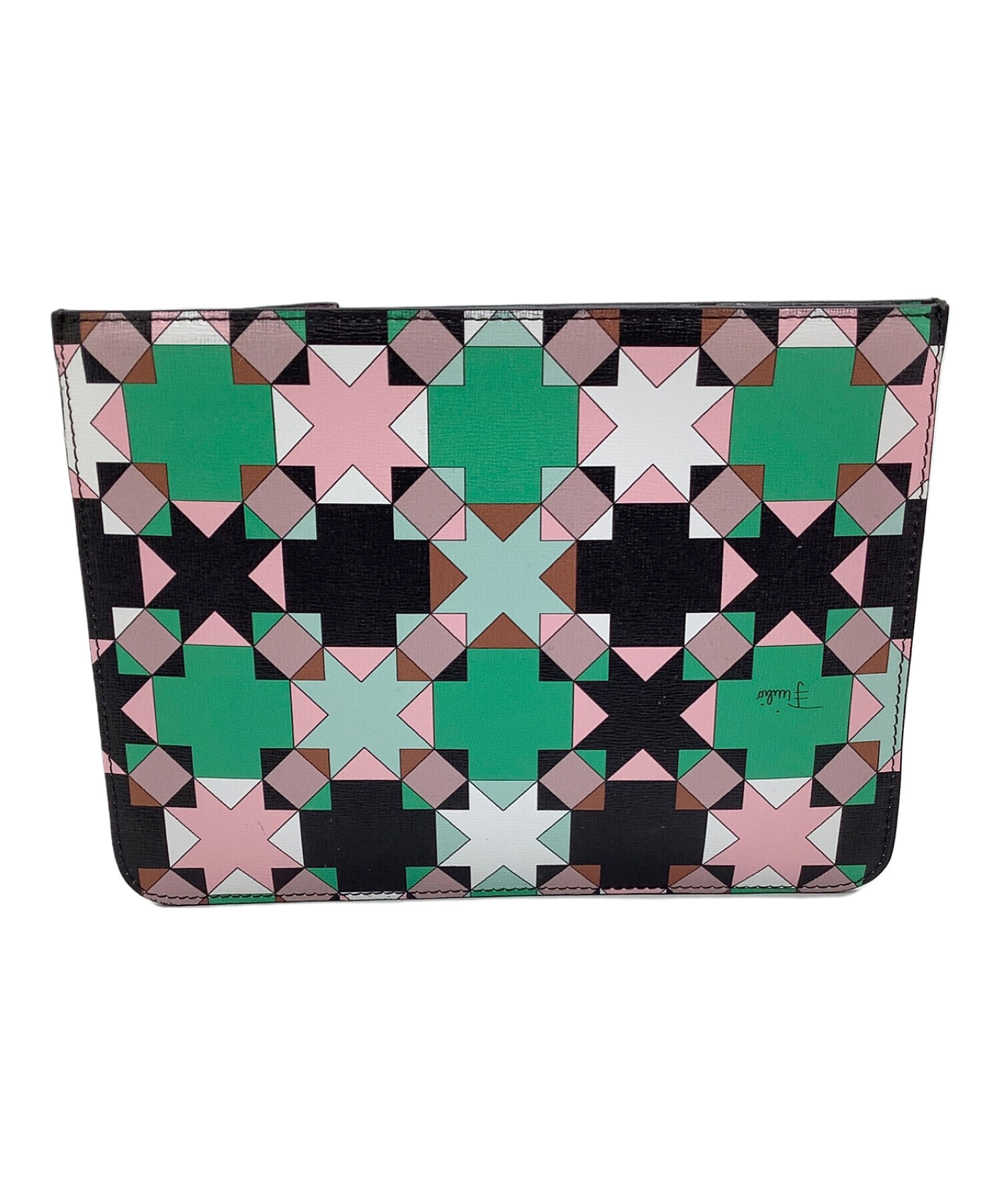 中古・古着通販】Emilio Pucci (エミリオ プッチ) ハンドポーチ マルチ 