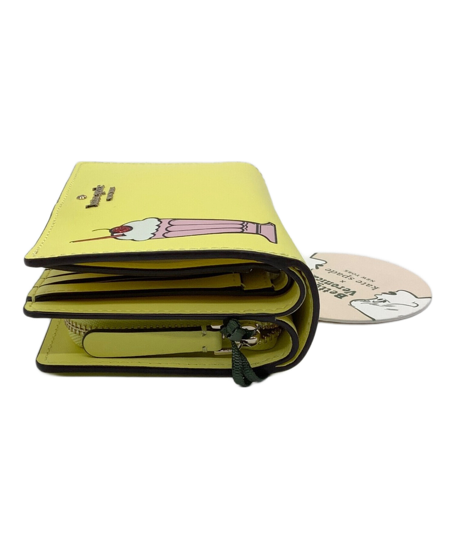 ケイトスペード　二つ折り財布　イエロー　Kate spade kate spade NEW YORK 並行輸入 ケイトスペード 2つ折り財布 モーガン