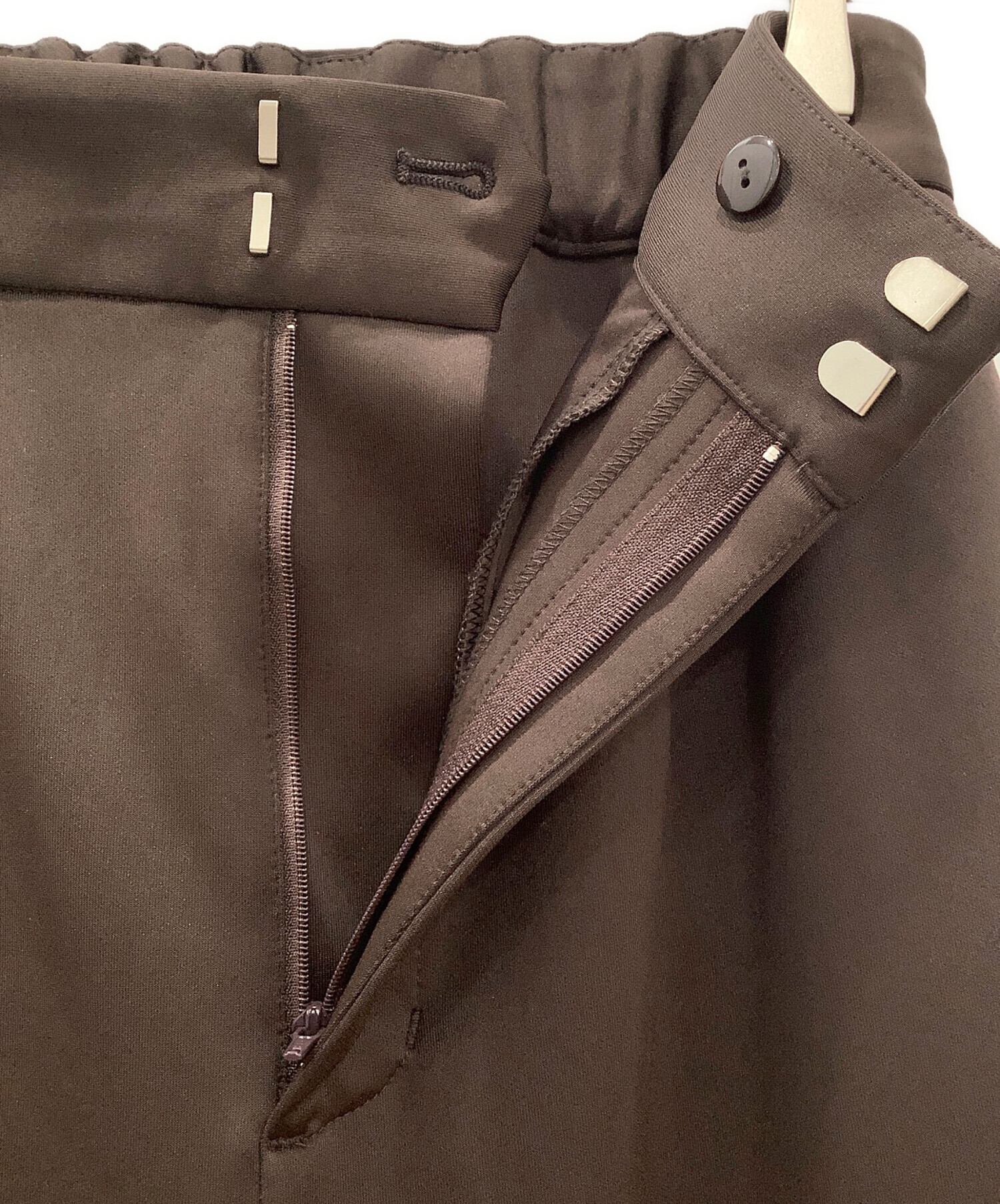 中古・古着通販】ENOF (イナフ) enof イージーパンツ ブラウン サイズ