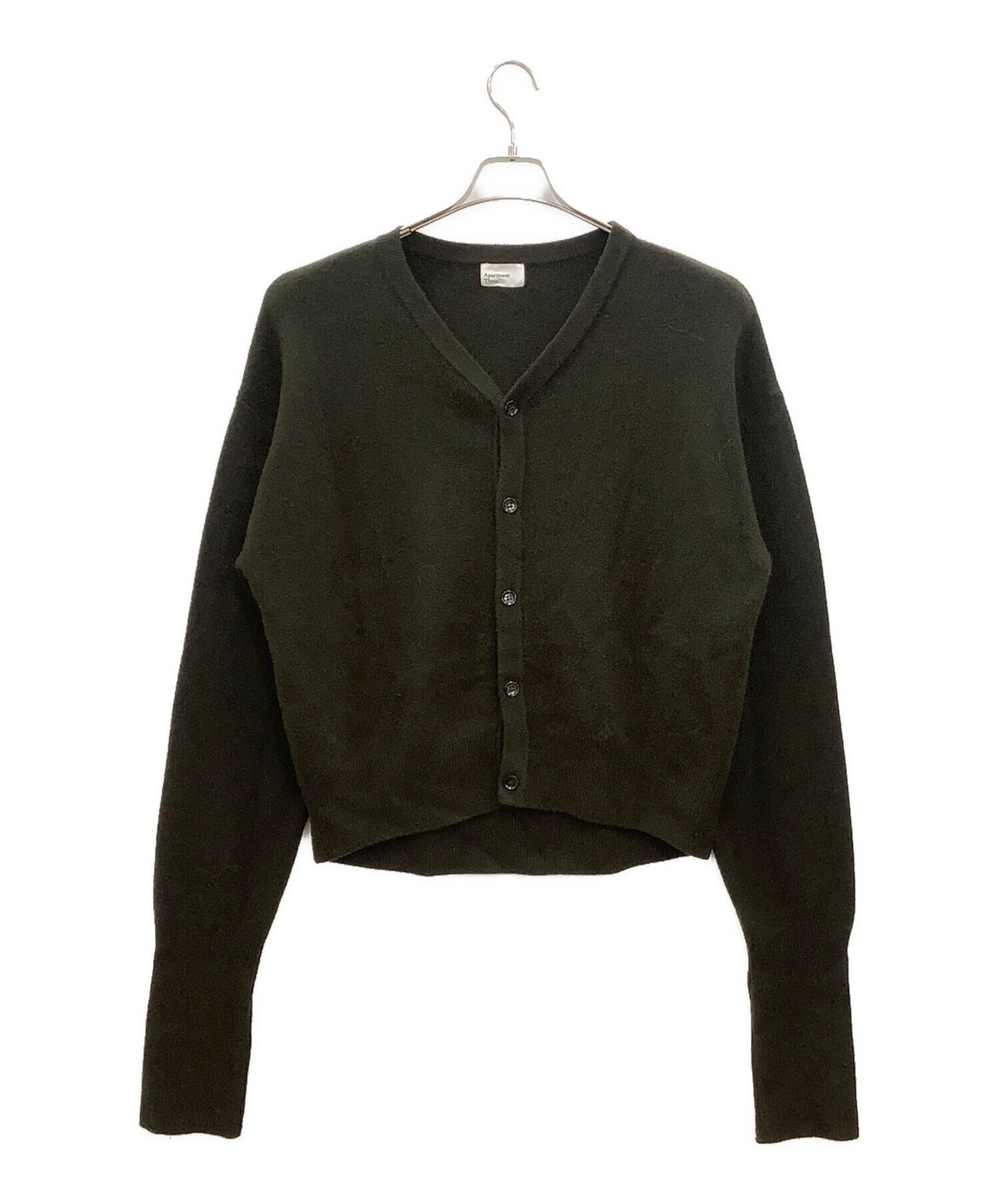 【美品】Apartment Threeカシミアブレンドカーディガン 中古・古着通販】apartment Three (アパートメントスリー) Apartment