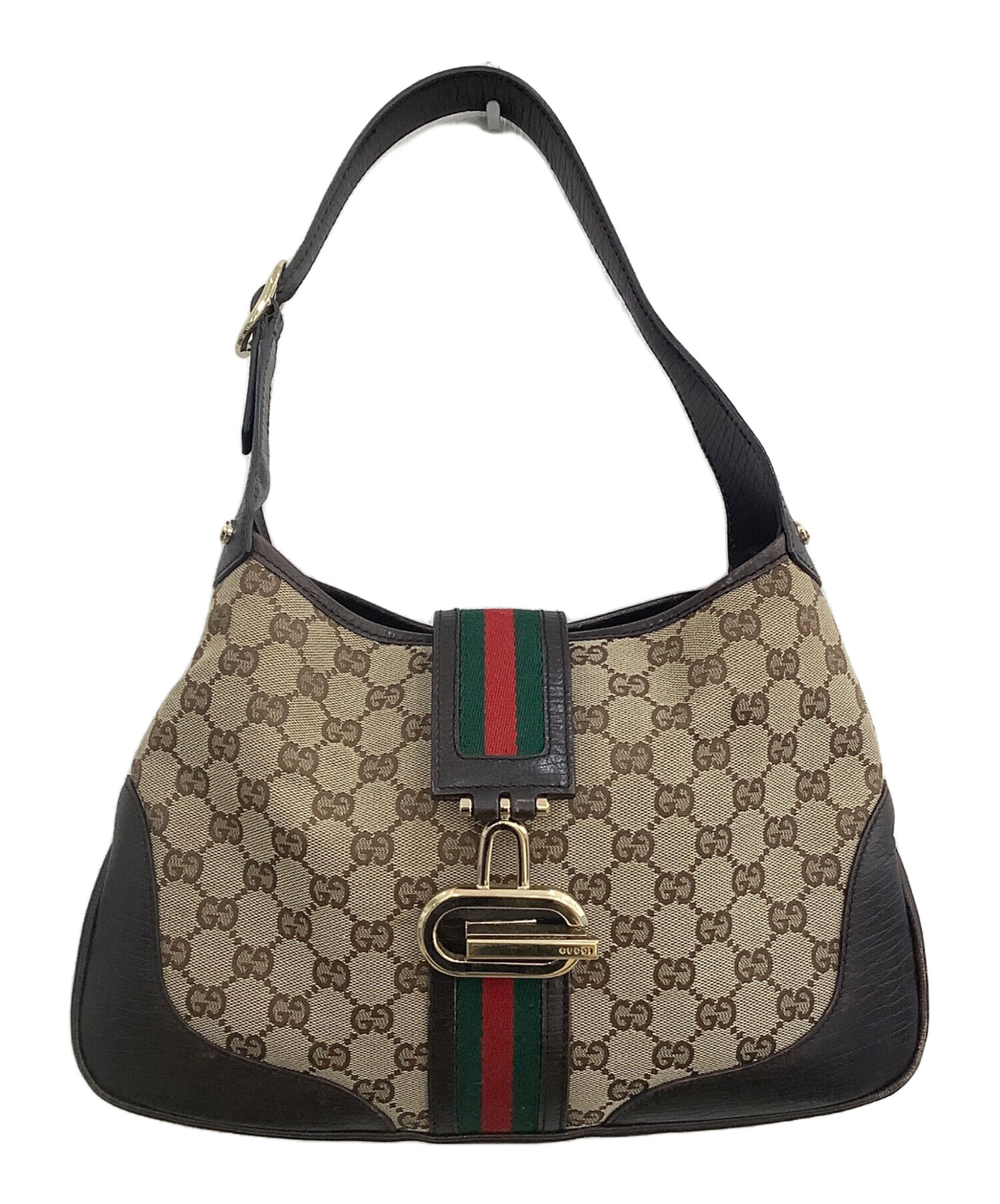 GUCCI GG柄シェリーラインショルダーバッグ