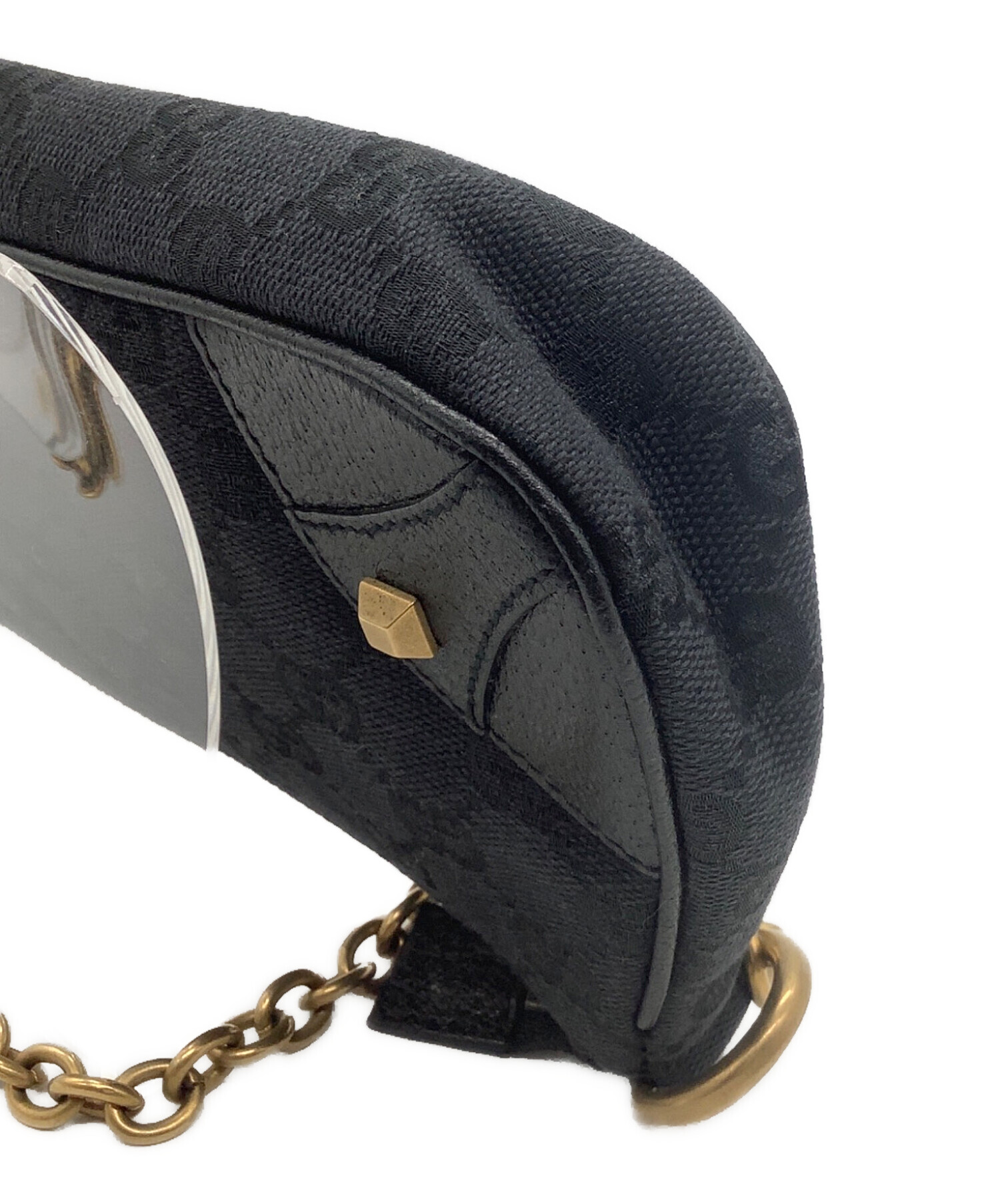 中古・古着通販】GUCCI (グッチ) アクセサリーポーチ ブラック
