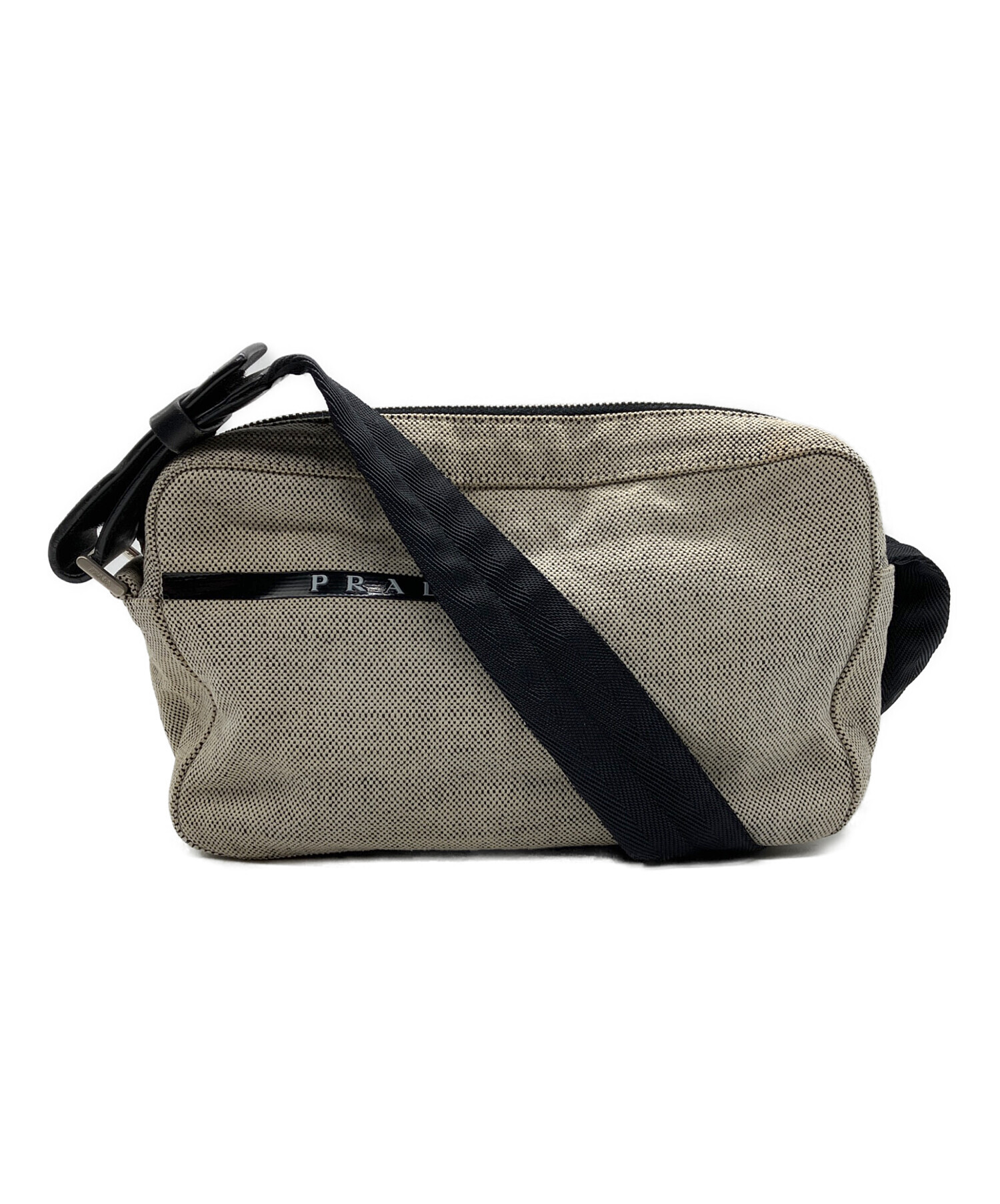 中古・古着通販】PRADA (プラダ) ショルダーバッグ ベージュ｜ブランド