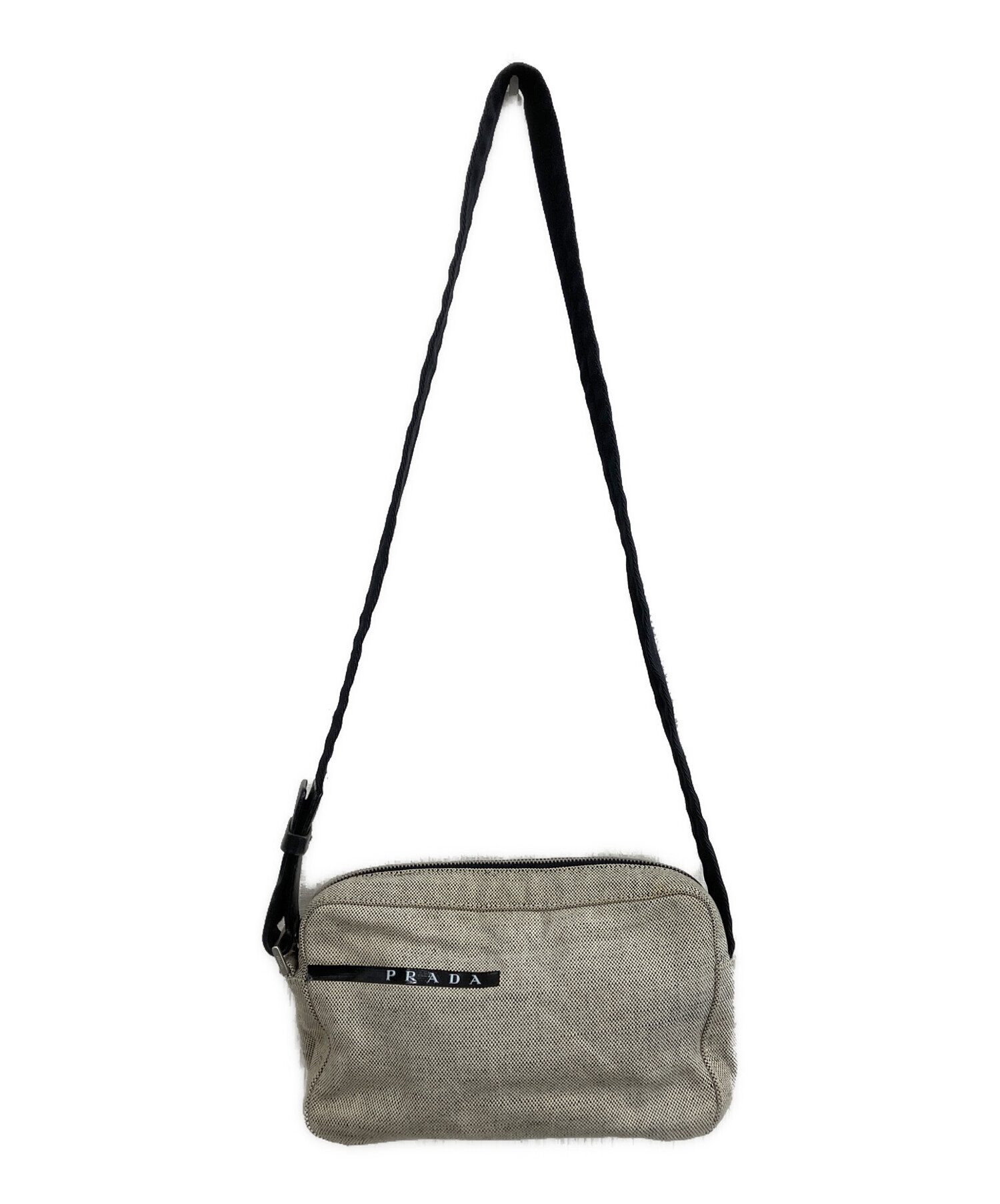 中古・古着通販】PRADA (プラダ) ショルダーバッグ ベージュ｜ブランド