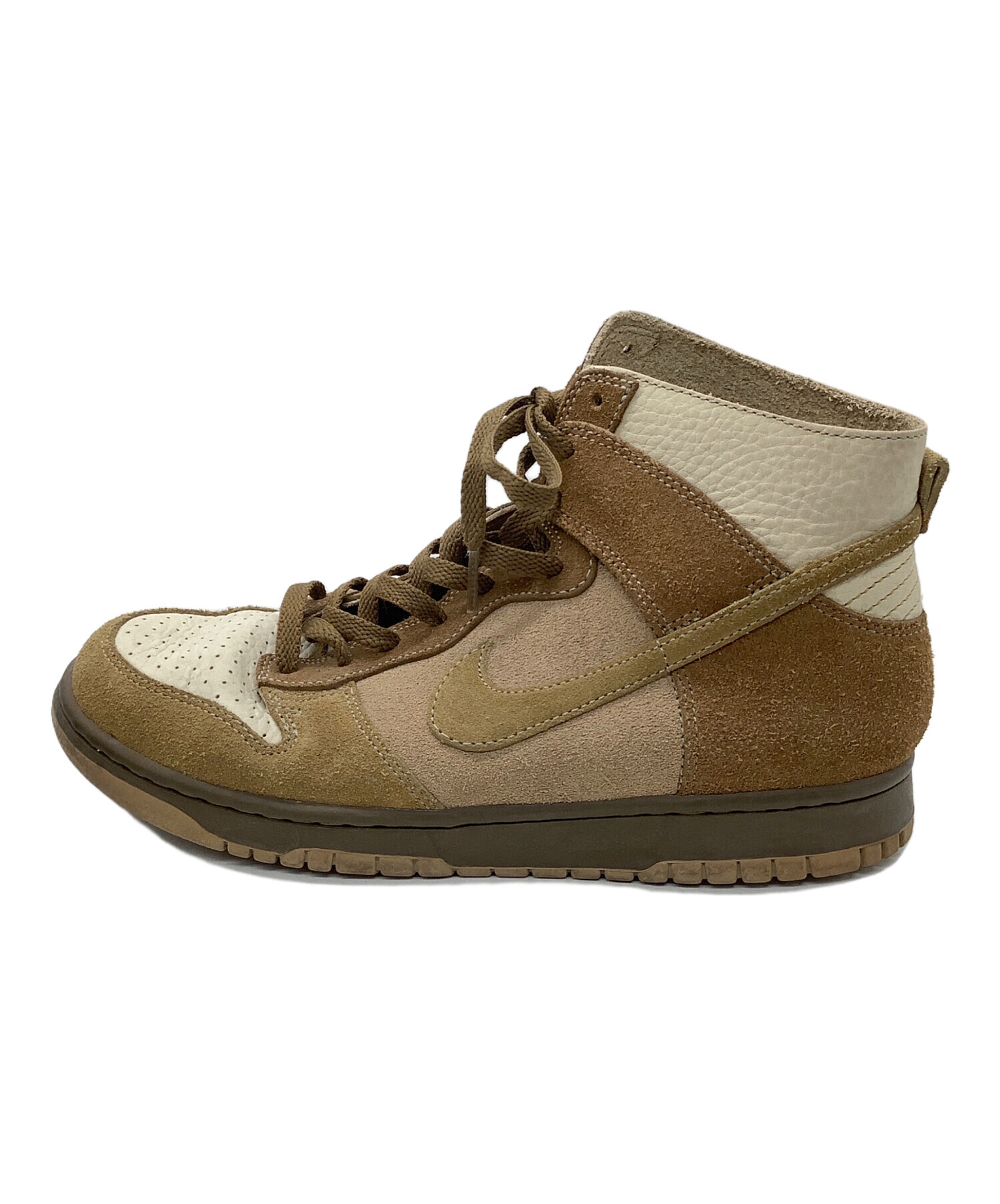 中古・古着通販】NIKE (ナイキ) ハイカットスニーカー NIKE ブラウン