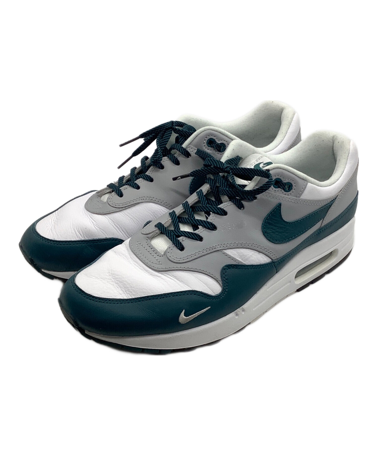 中古・古着通販】NIKE (ナイキ) AIR MAX1 LV8 ホワイト×グリーン 