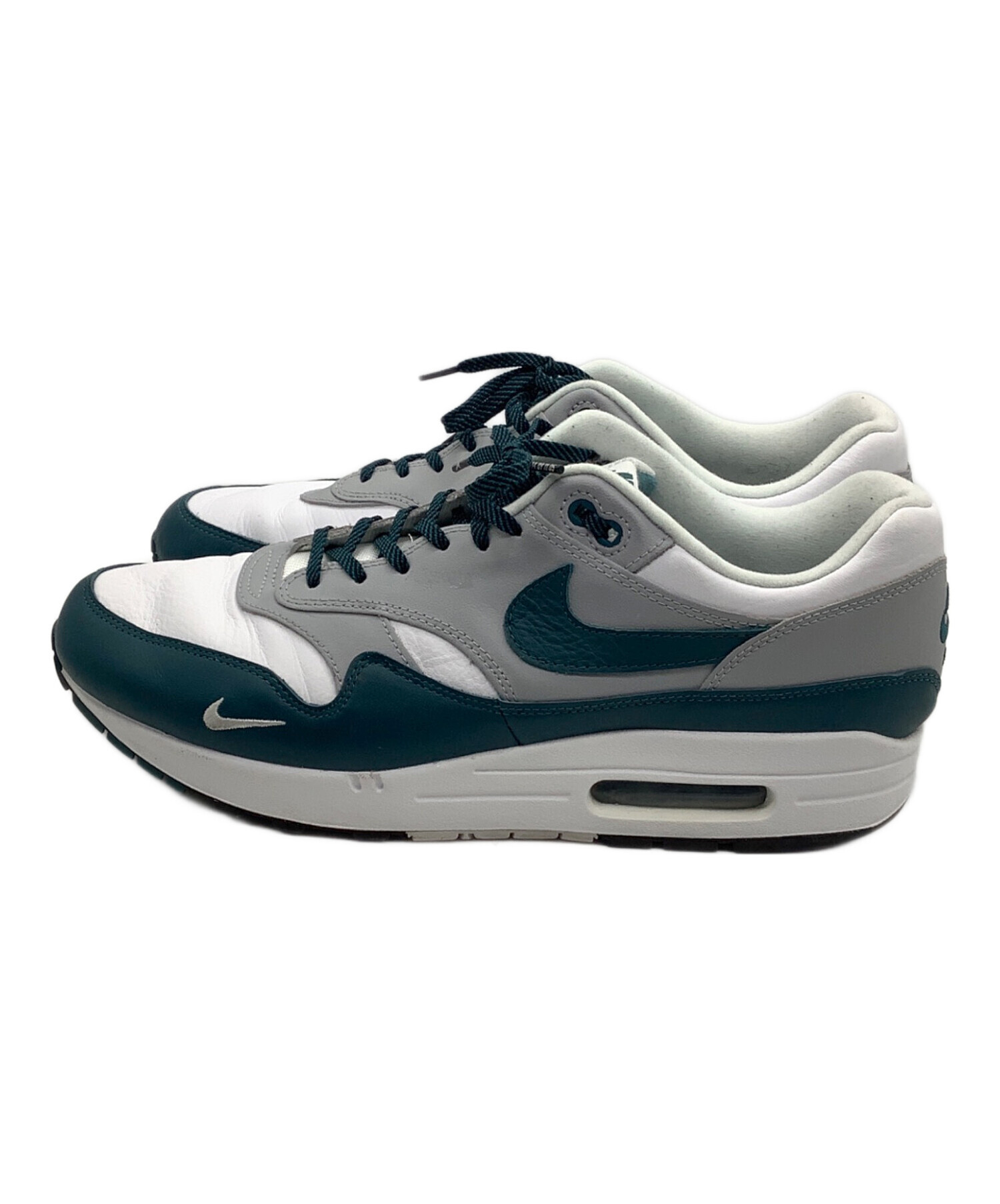 中古・古着通販】NIKE (ナイキ) AIR MAX1 LV8 ホワイト×グリーン 