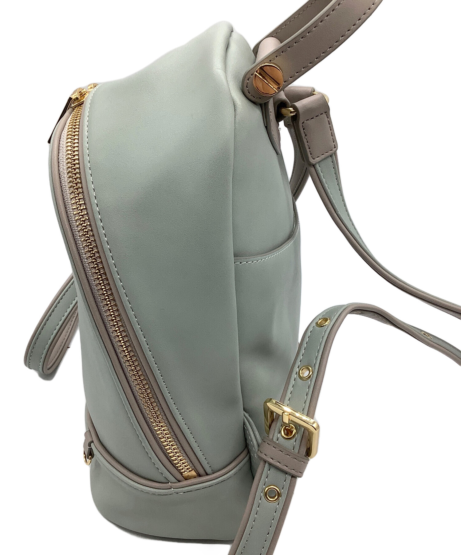 サマンサタバサ　プーさん　ミントグリーン リュック　ショルダー付き サマンサタバサ プーさん ミントグリーン リュック ショルダー付き