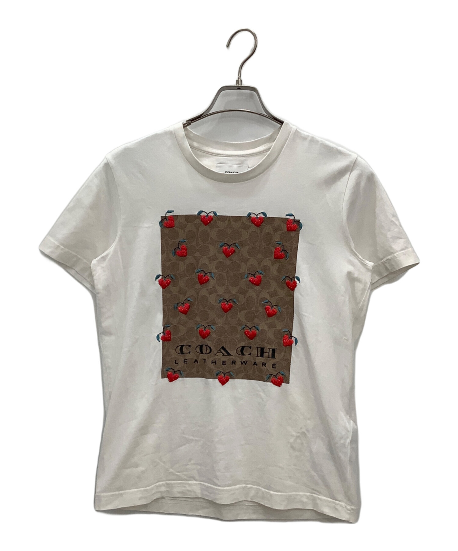 中古・古着通販】COACH (コーチ) シグネチャー ストロベリー Tシャツ