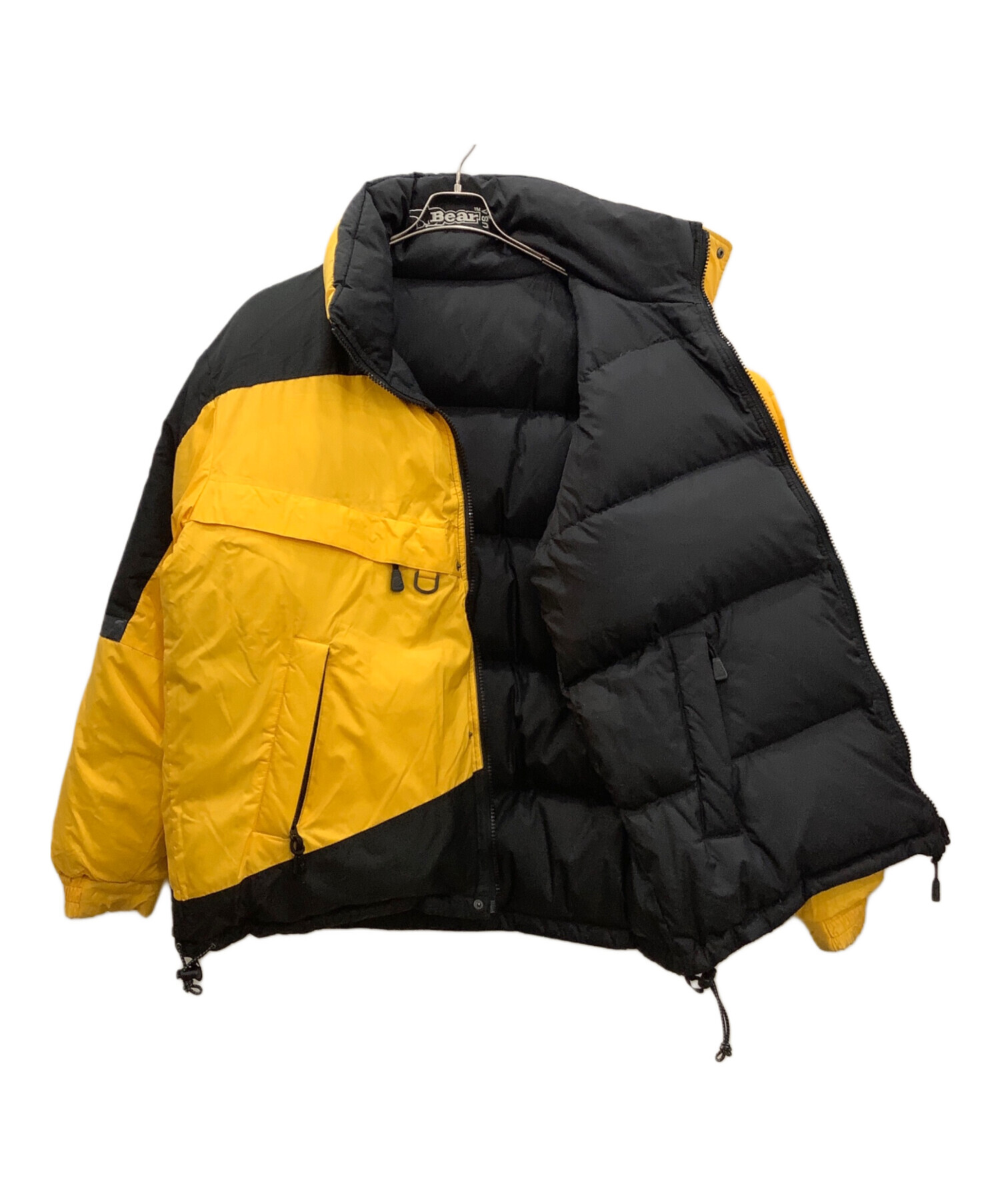 Bears リバーシブル ダウンジャケット ブラック/イエロー Bear