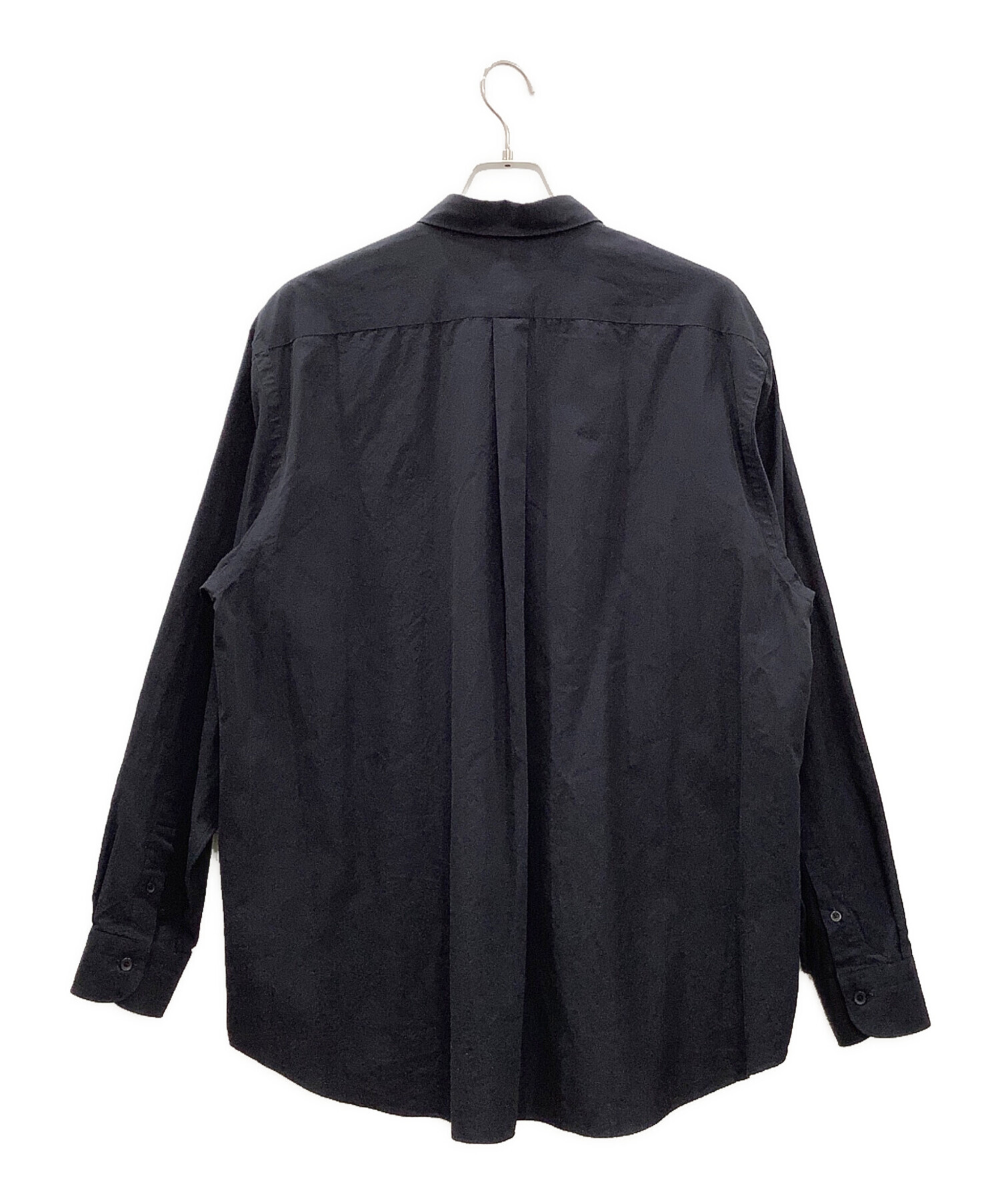 中古・古着通販】COMOLI (コモリ) コモリシャツ ブラック サイズ 中古・古着通販】COMOLI (コモリ) コモリシャツ ブラック サイズ