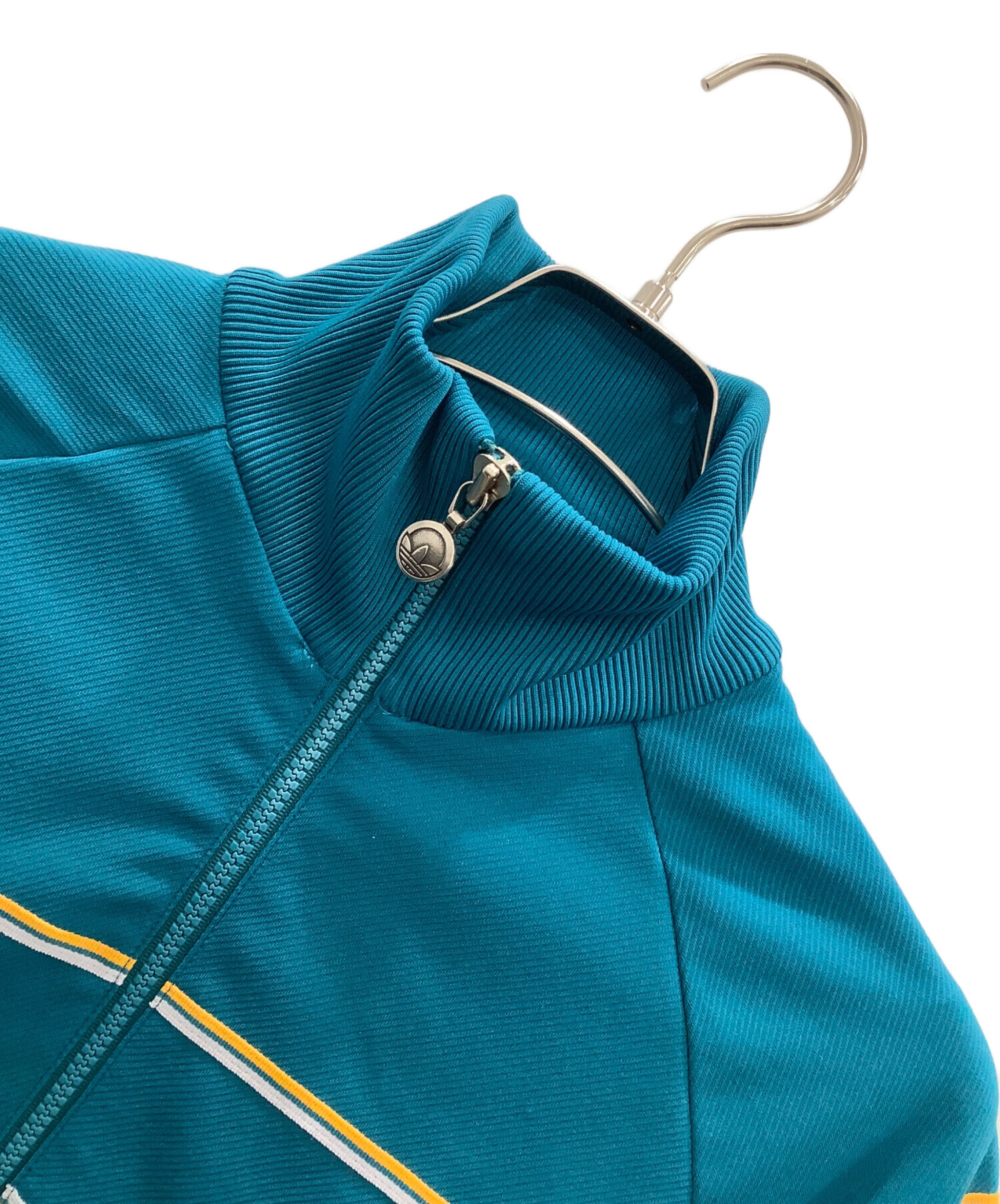 中古・古着通販】adidas (アディダス) トラックジャケット ターコイズ