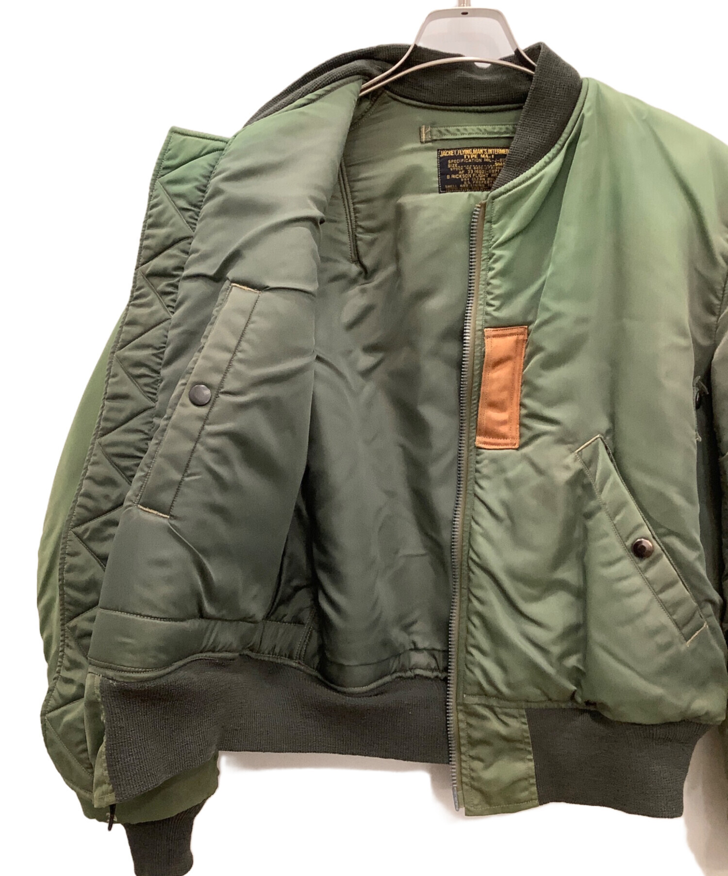 BUZZ RICKSON'S　MA-1　サイズМ　カーキ 中古・古着通販】BUZZ RICKSON'S (バズリクソンズ) Buzz Rickson's MA