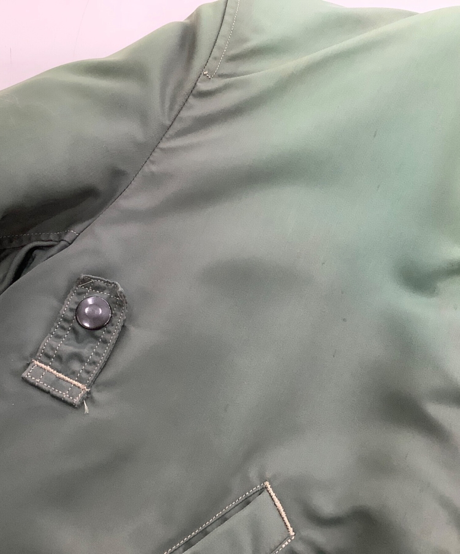 バズリクソンズ MA-1 グリーン Sサイズ中古 楽天市場】古着 Buzz Rickson's バズリクソンズ MA-1 フライト